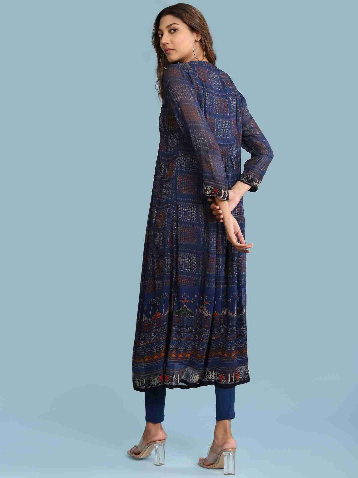 Blue Bahulika Suit Set
