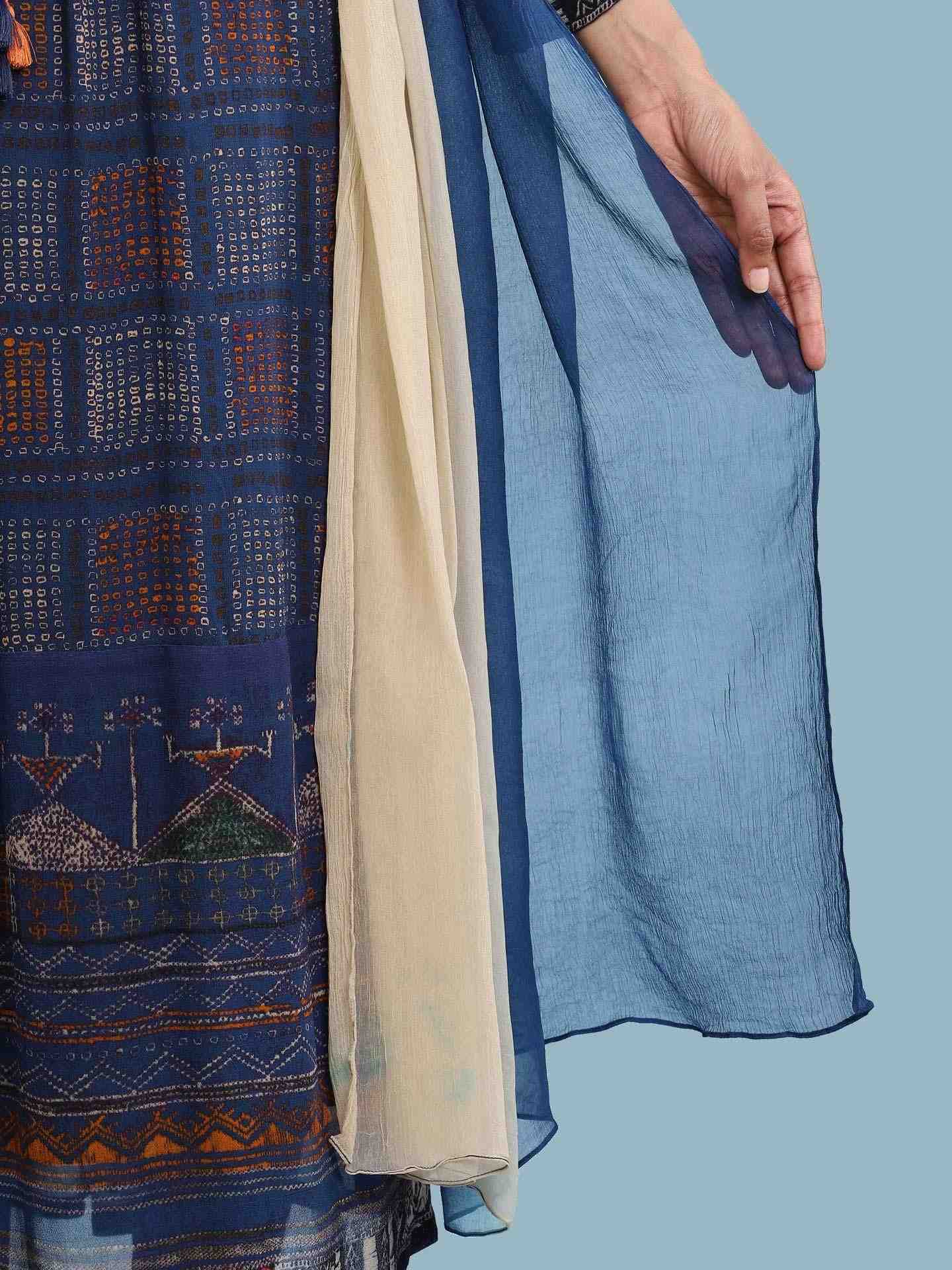 Blue Bahulika Suit Set