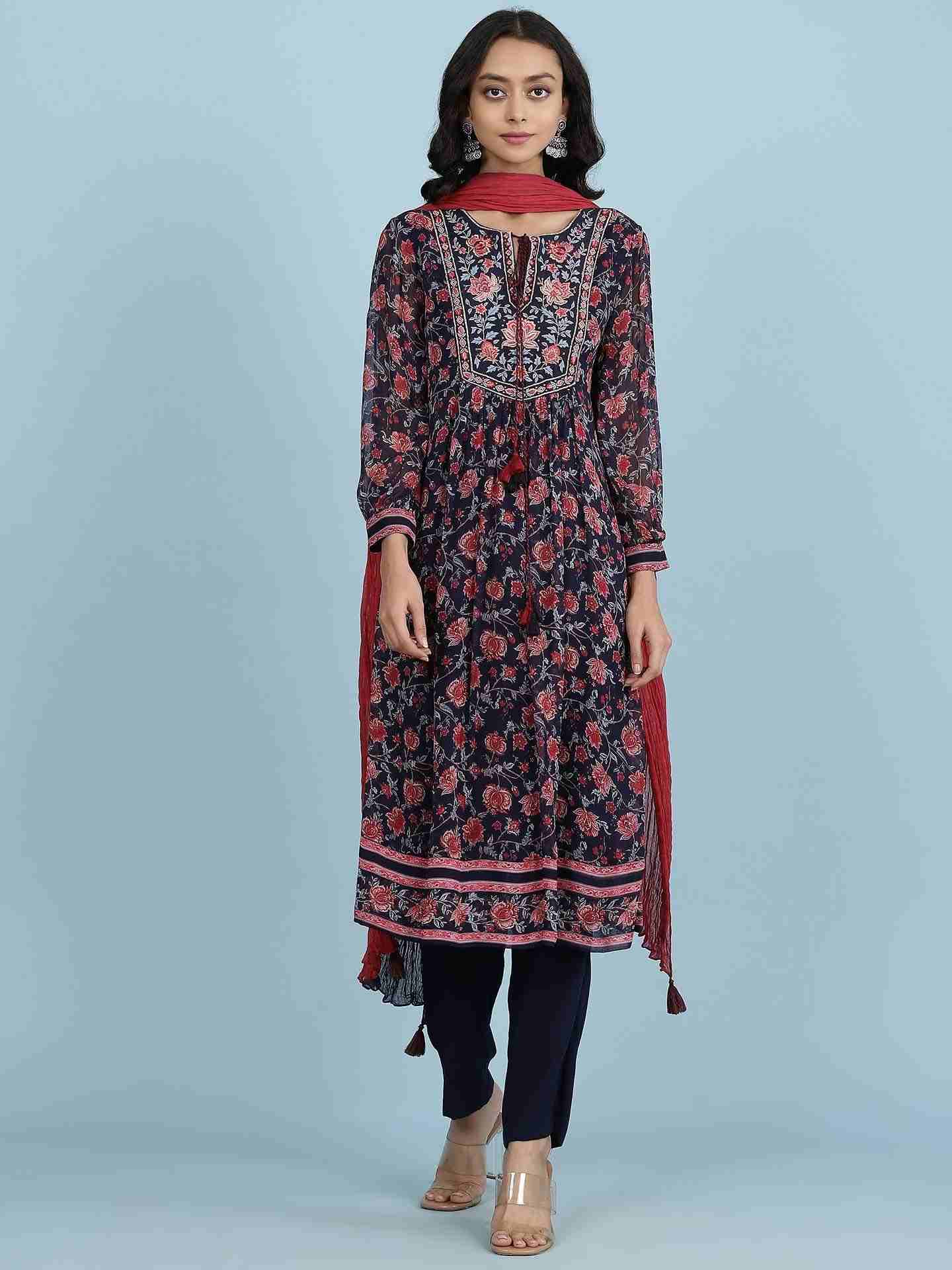 Blue Advika Suit Set