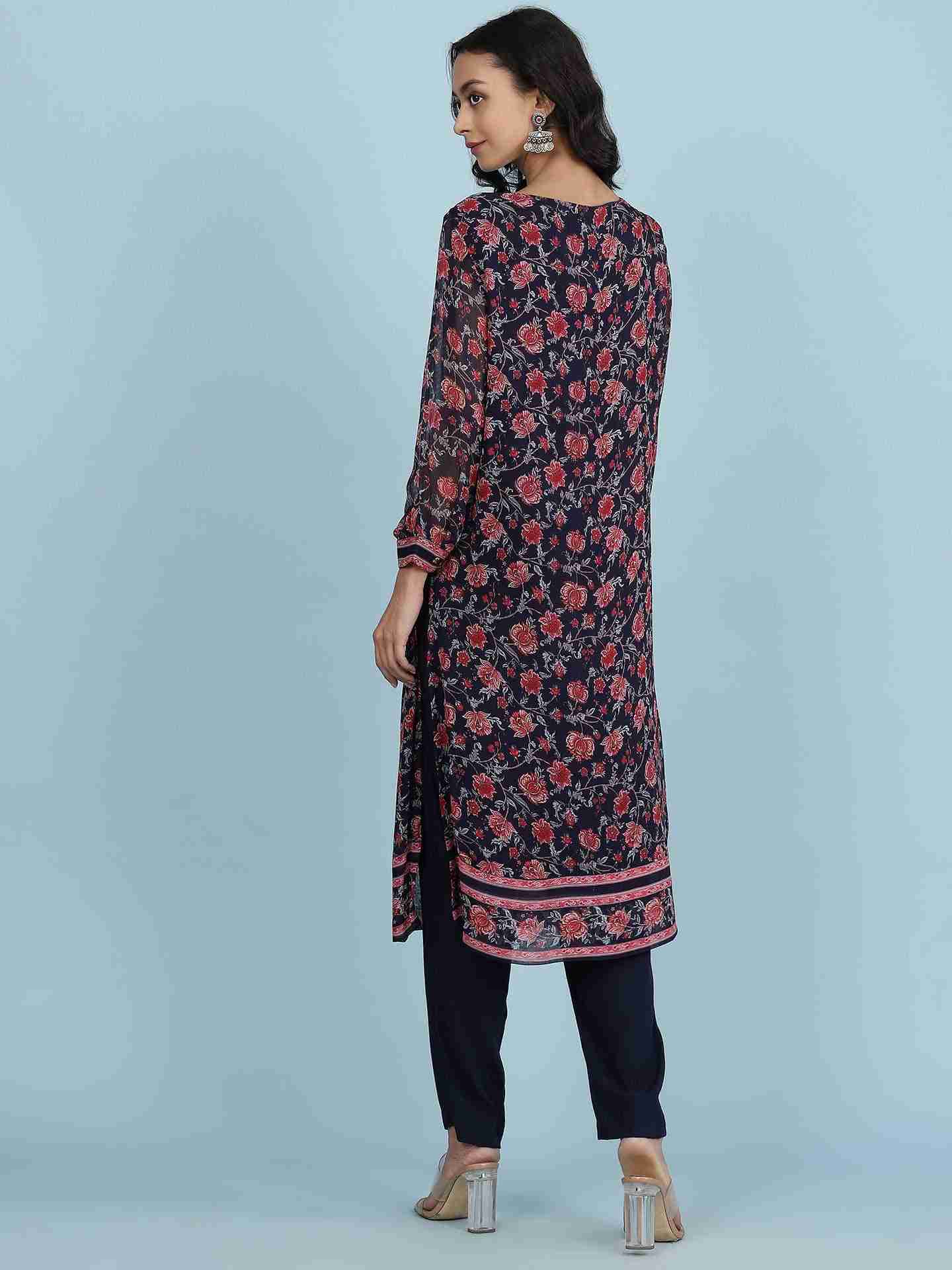 Blue Advika Suit Set