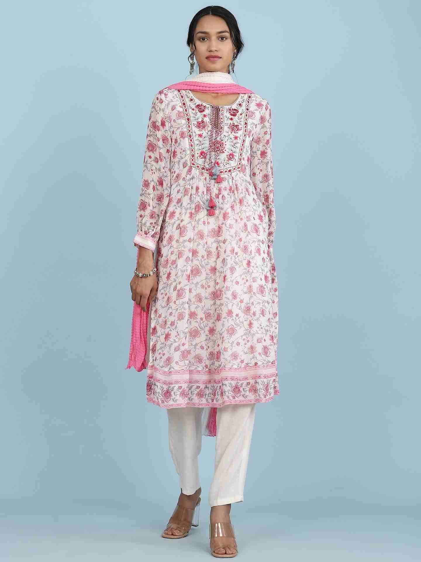 White Advika Suit Set