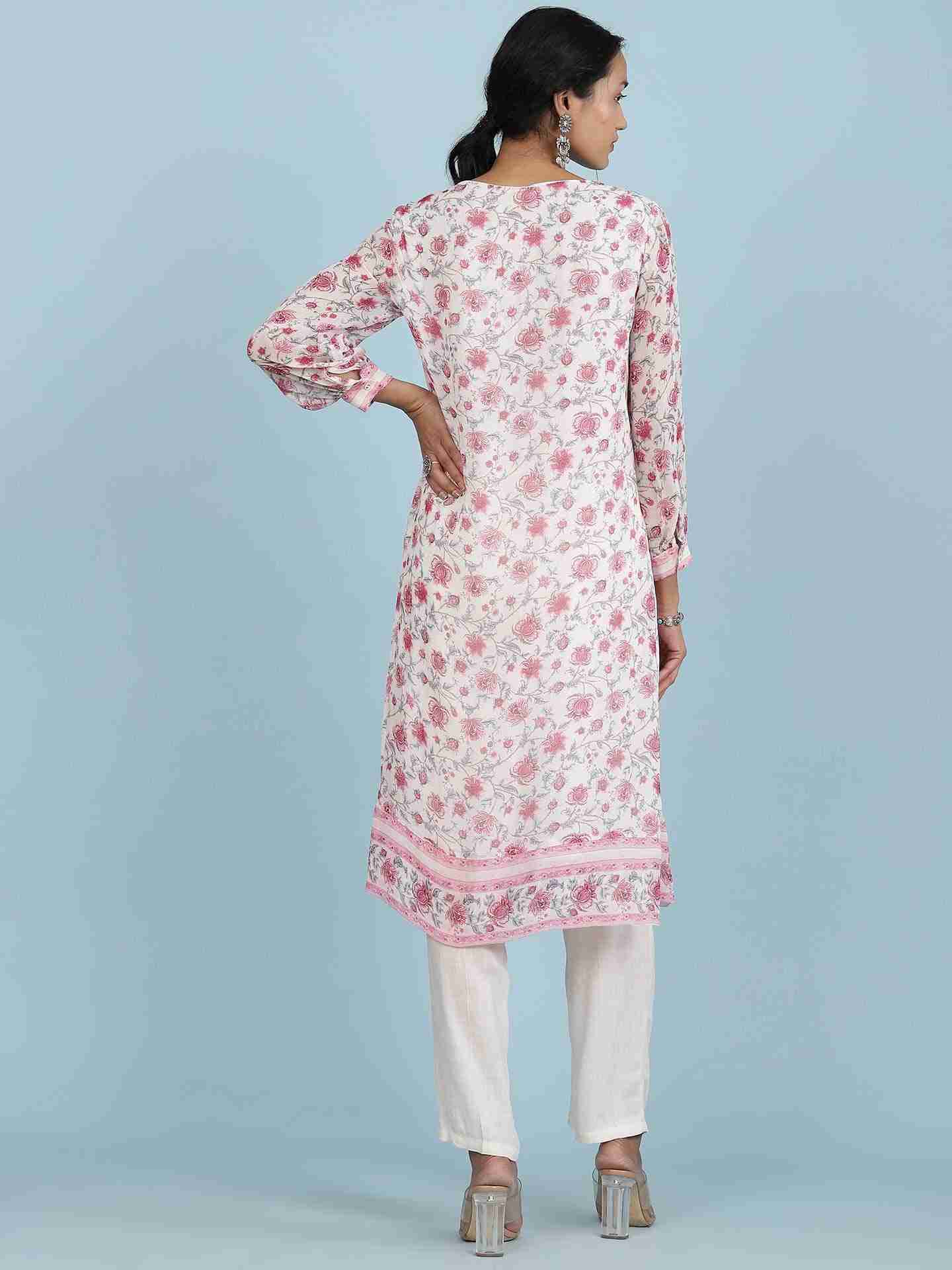 White Advika Suit Set