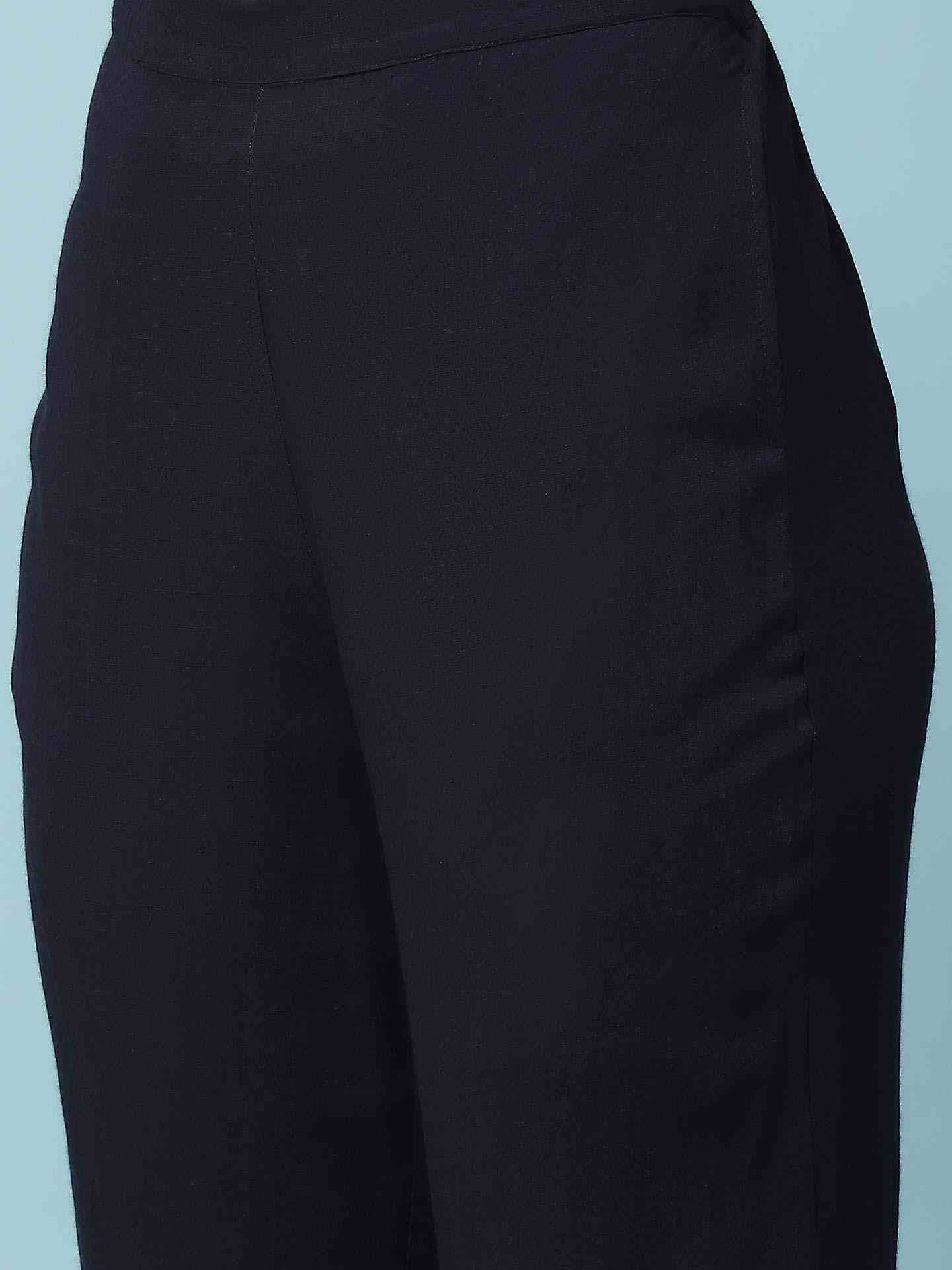 Navy Adriti Suit Set