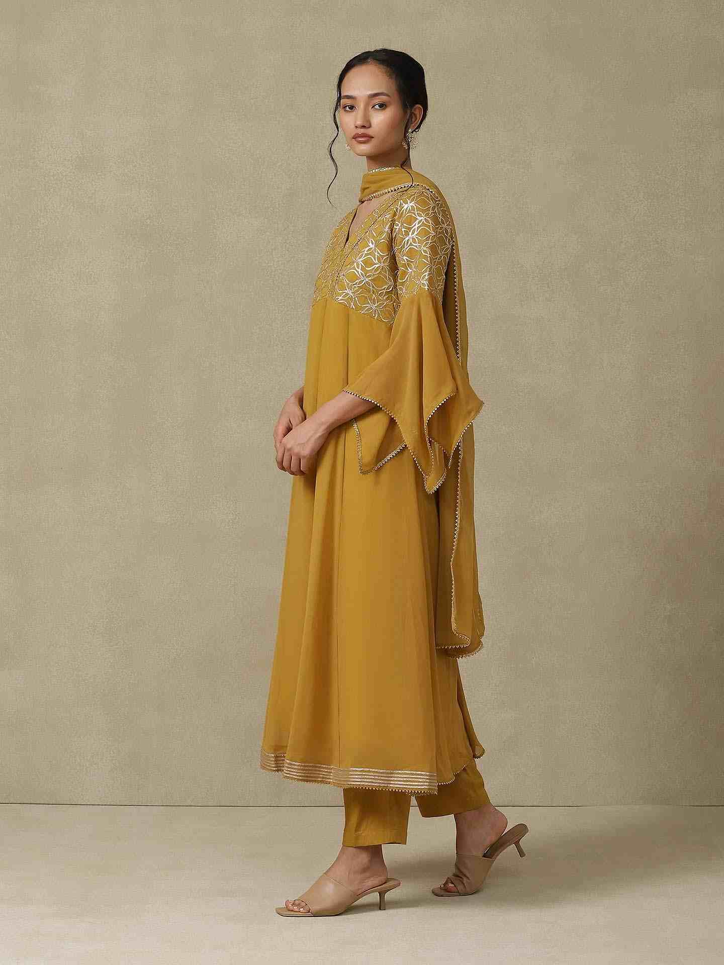 Mustard Aagaz Suit Set