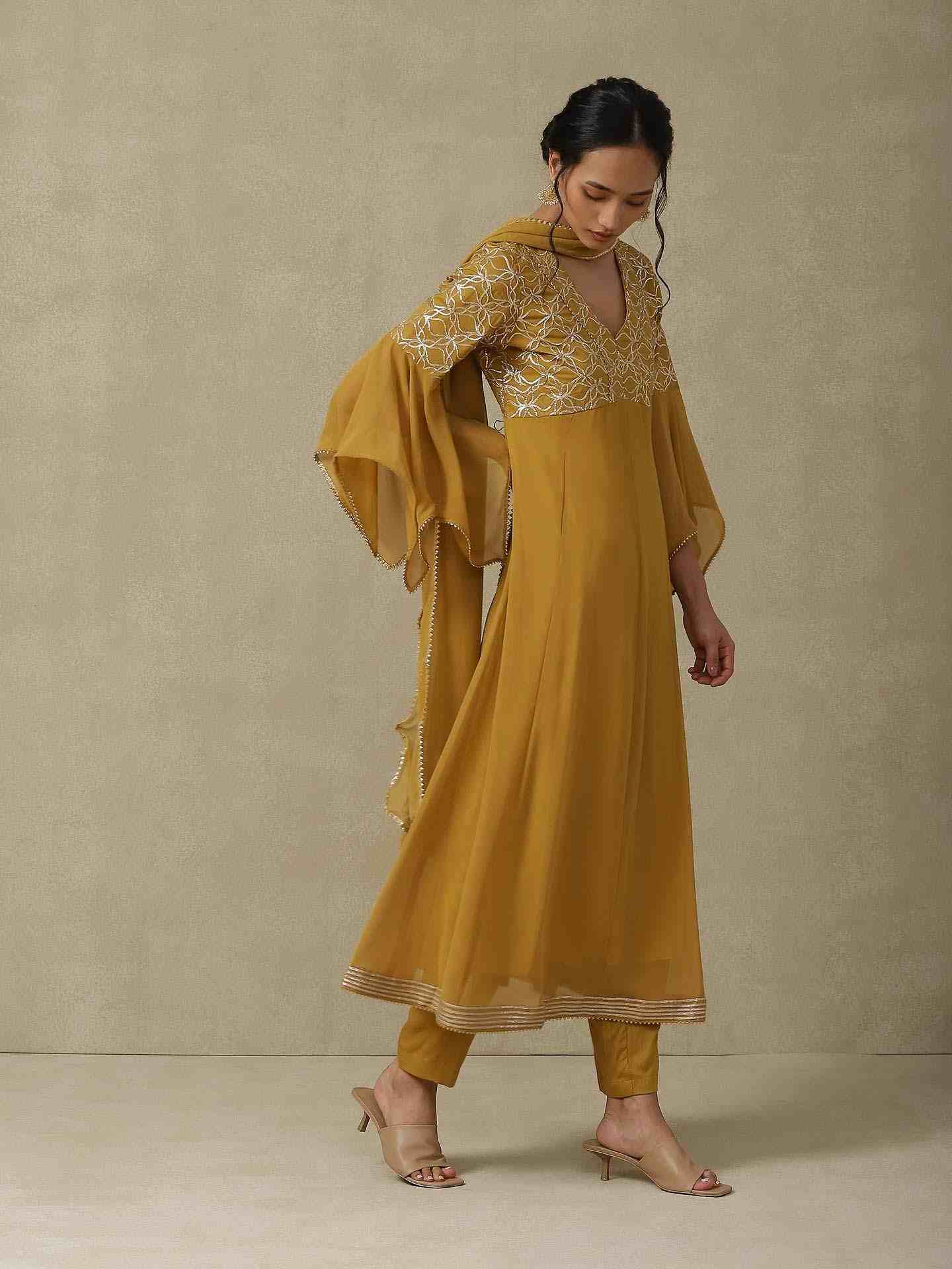 Mustard Aagaz Suit Set