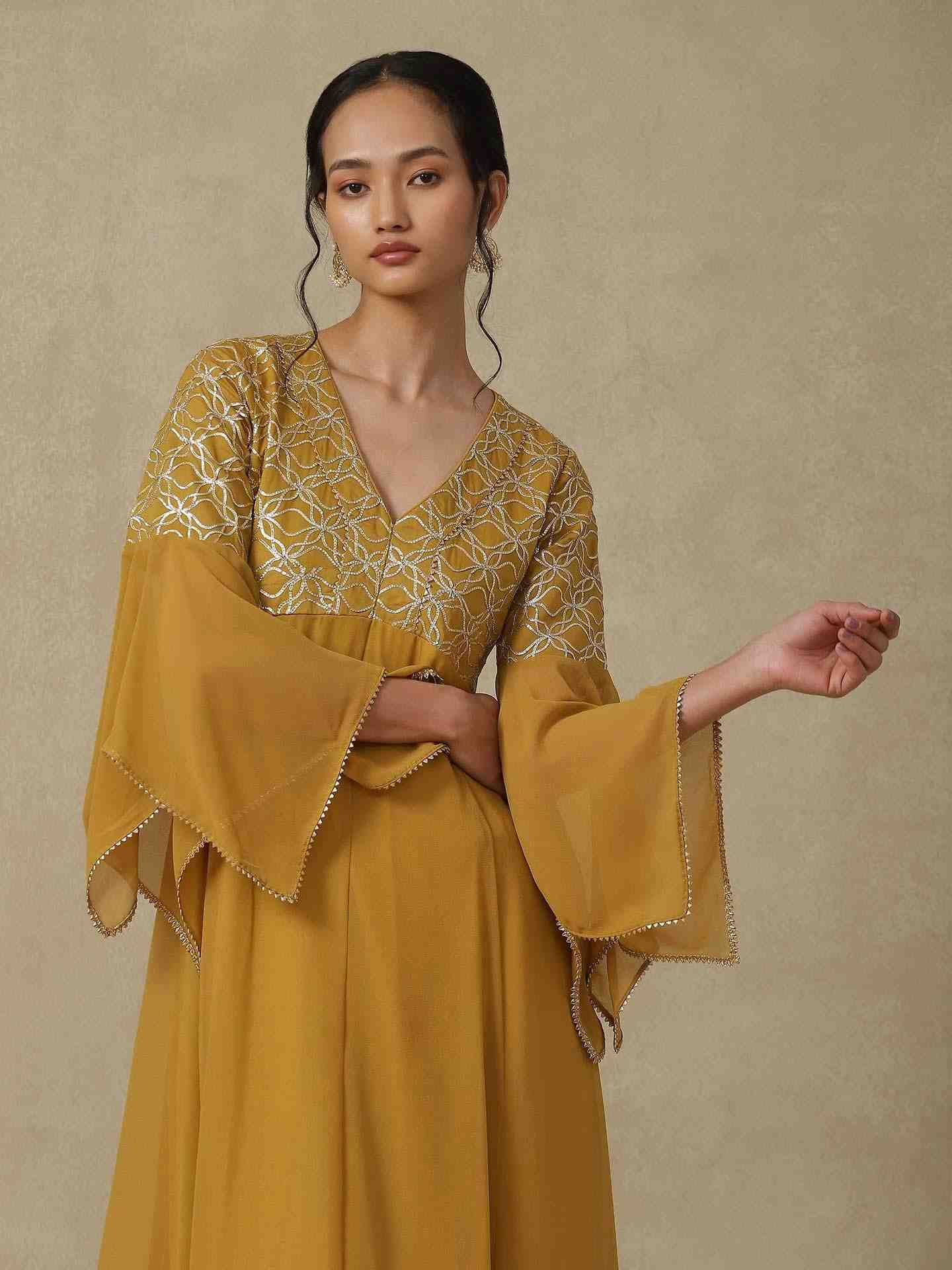 Mustard Aagaz Suit Set