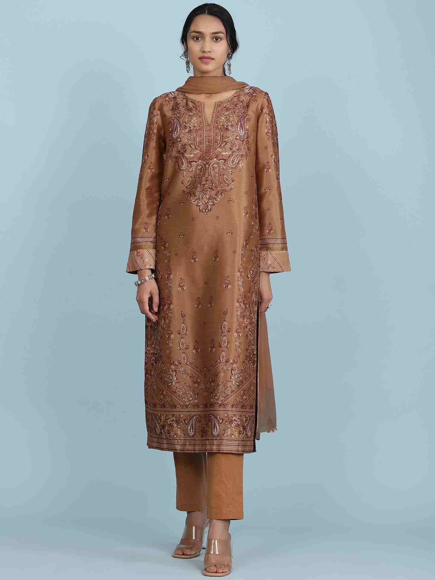 Brown Shagun Suit Set