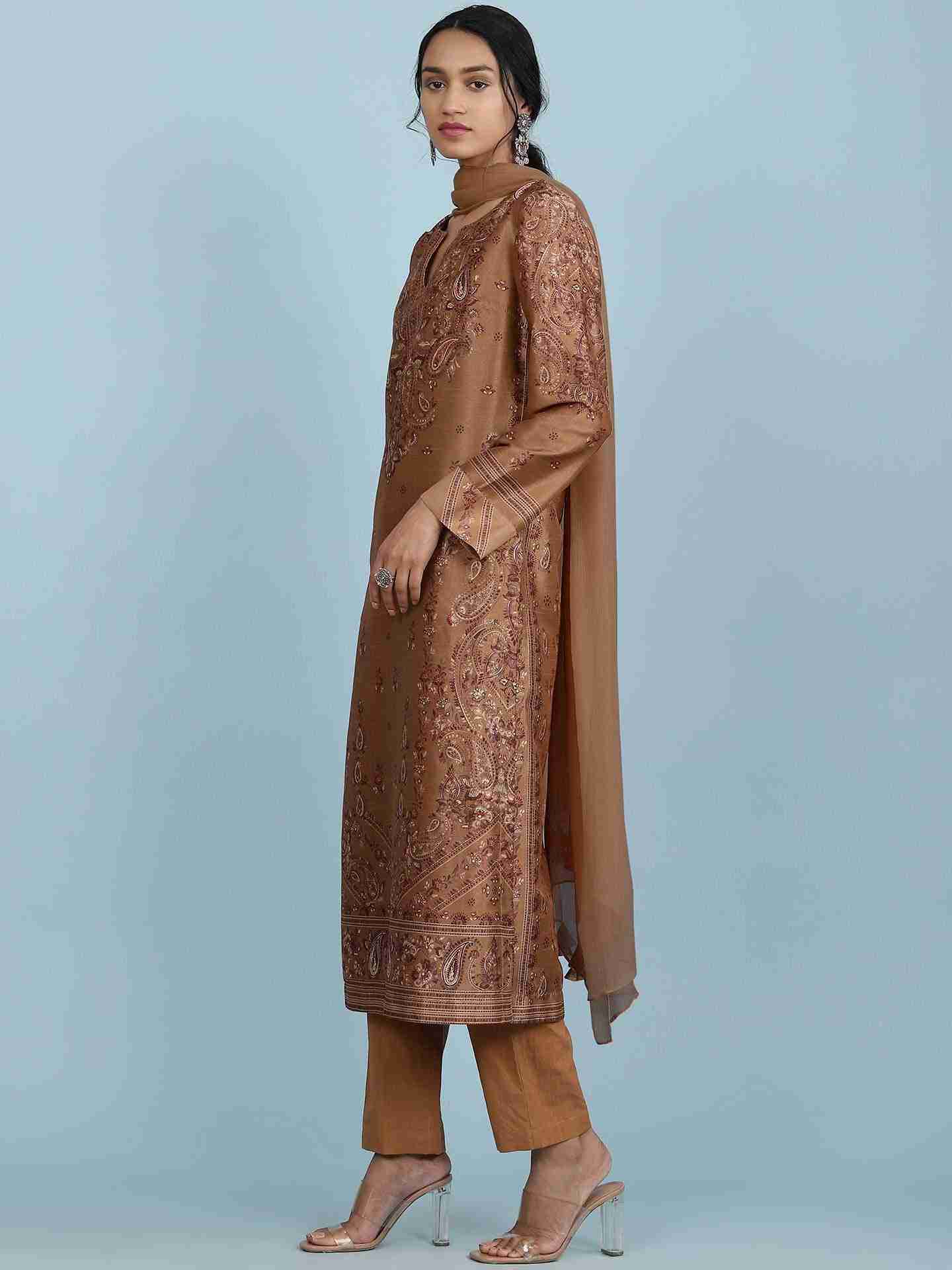 Brown Shagun Suit Set