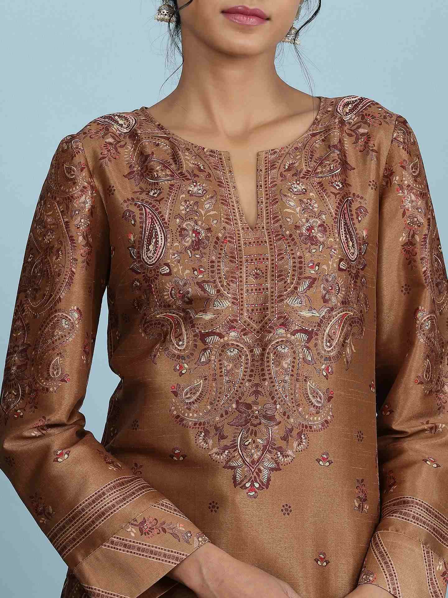 Brown Shagun Suit Set