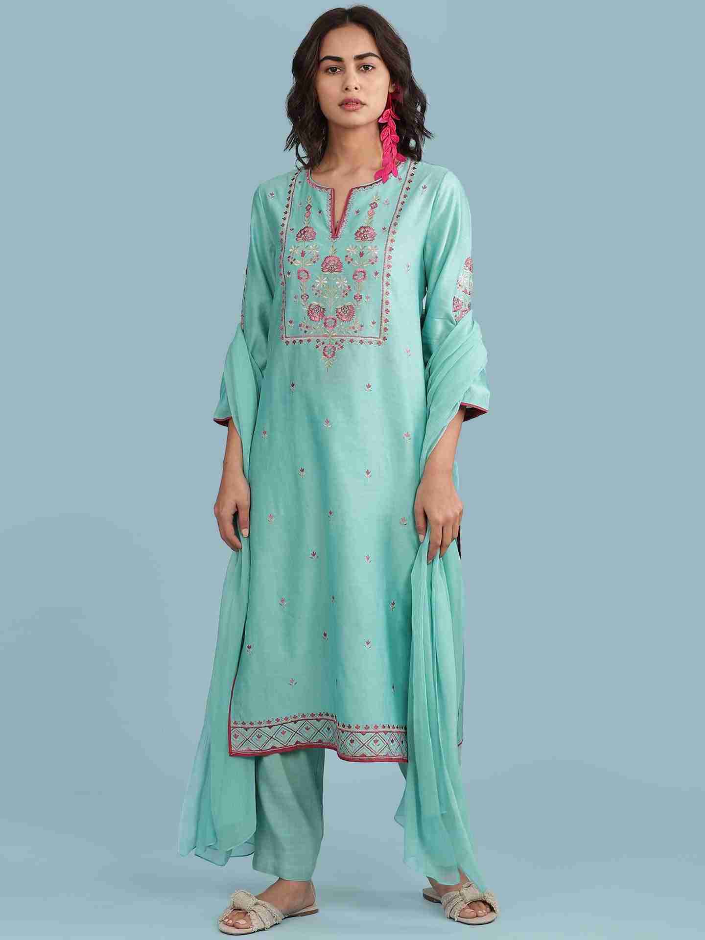 Turquoise Hazel Suit Set