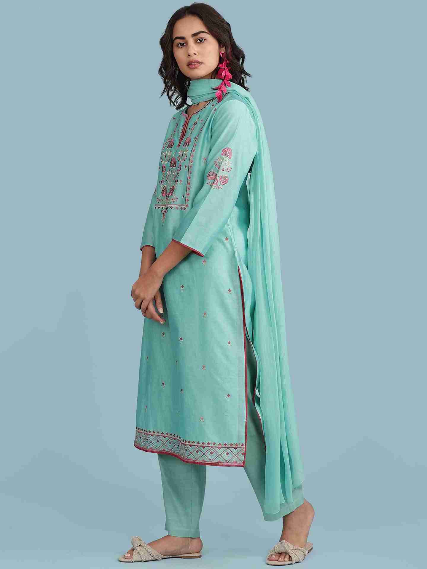 Turquoise Hazel Suit Set