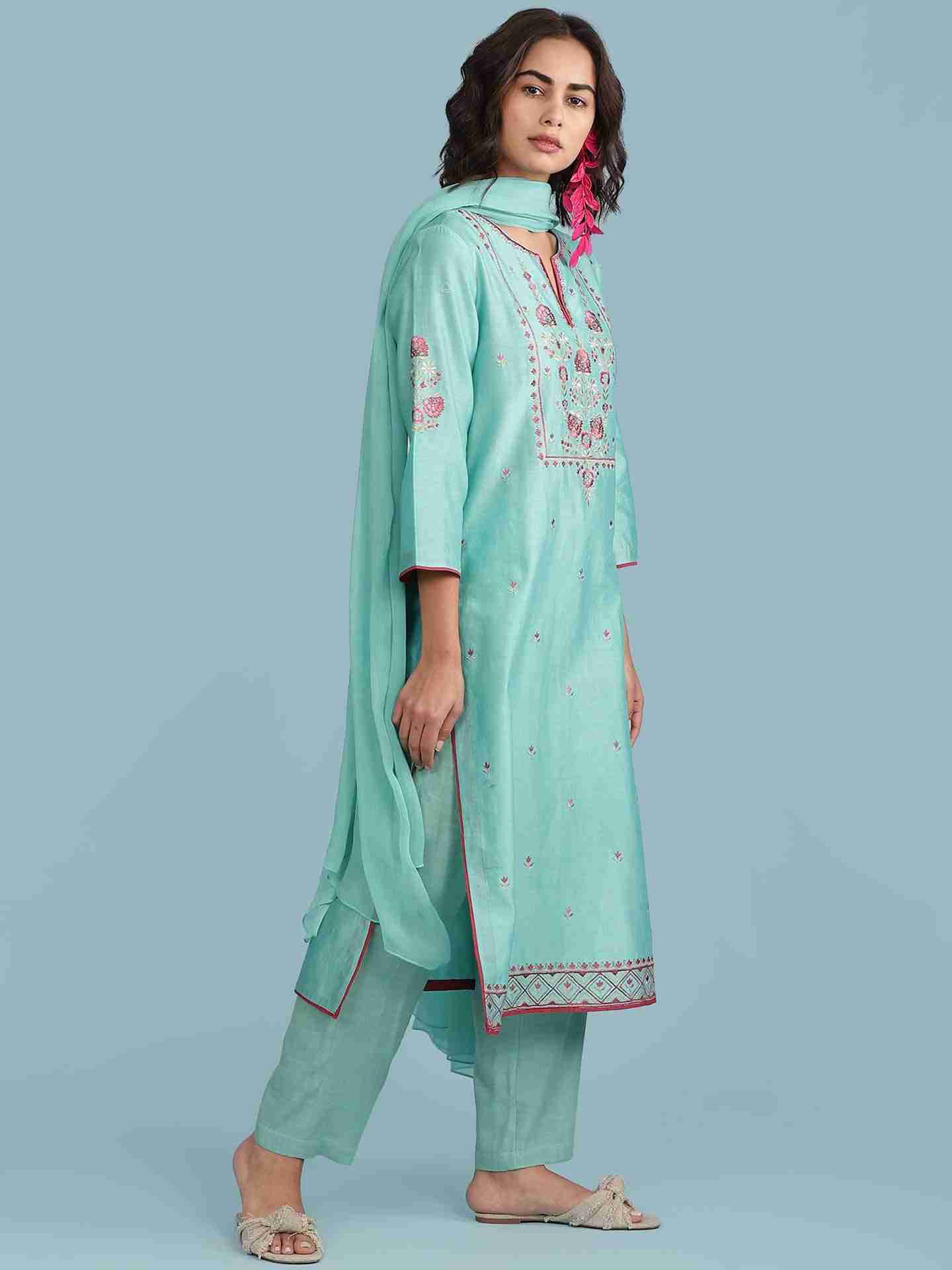 Turquoise Hazel Suit Set