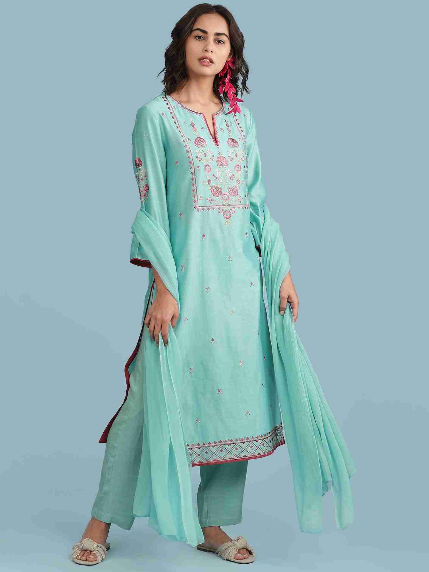 Turquoise Hazel Suit Set