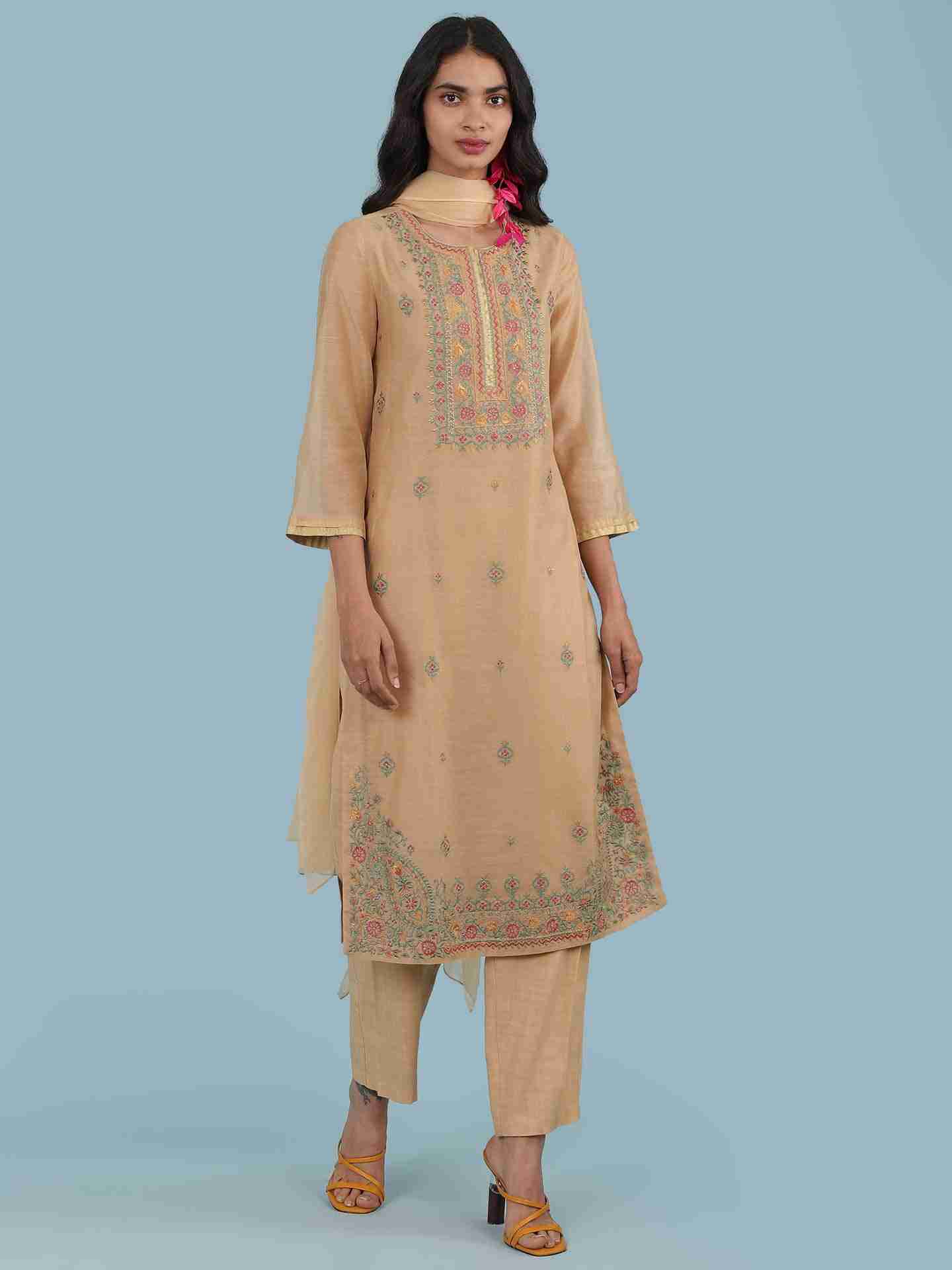 Beige Natali Suit Set