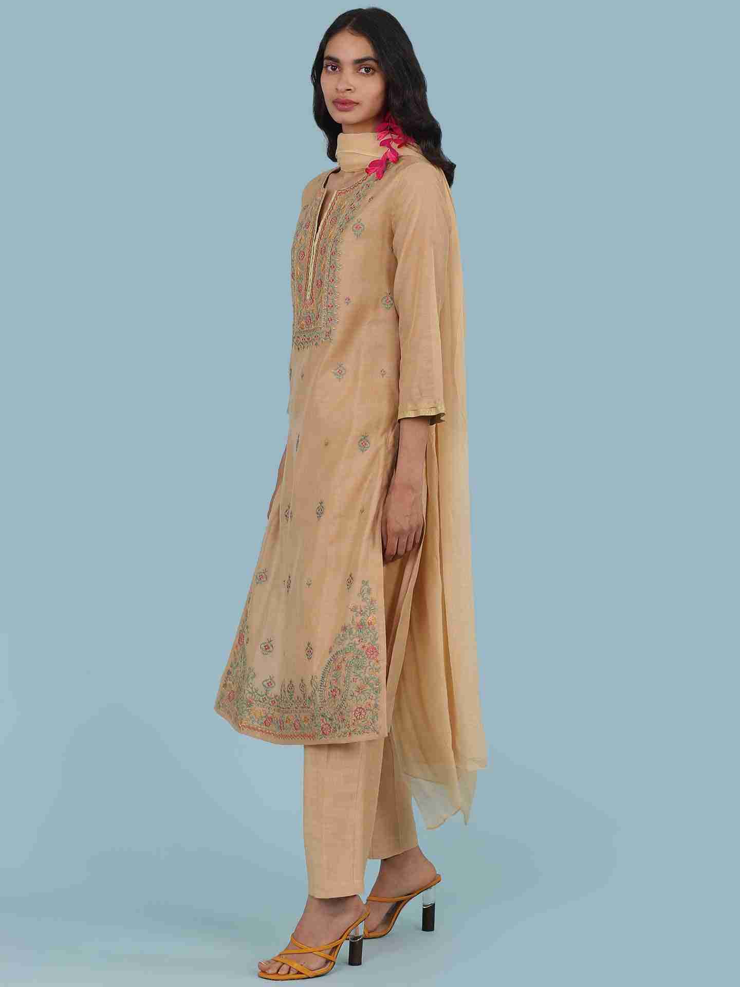 Beige Natali Suit Set