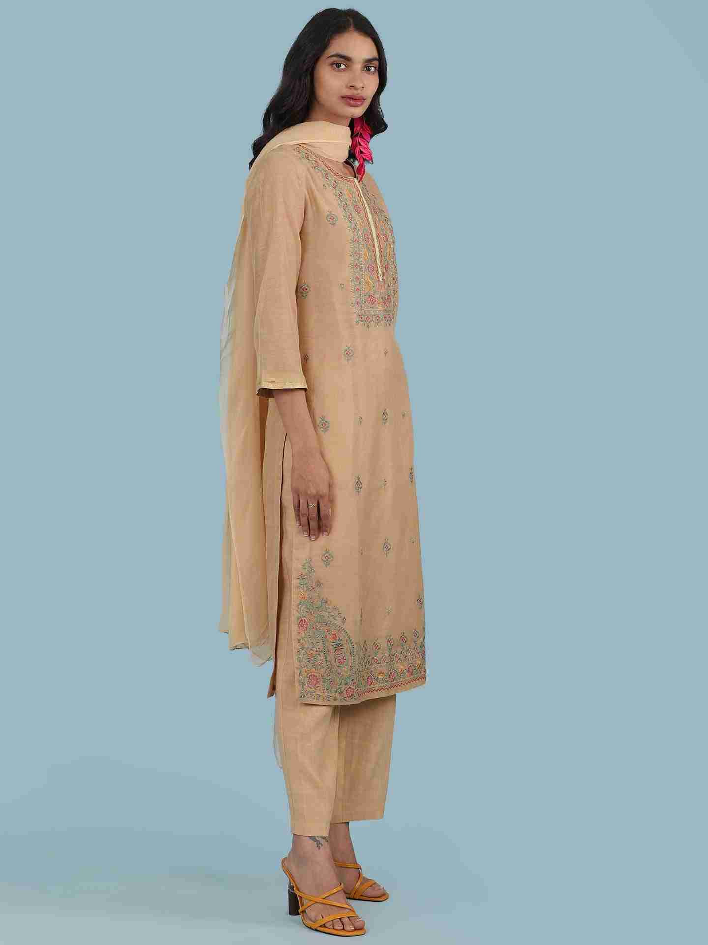 Beige Natali Suit Set