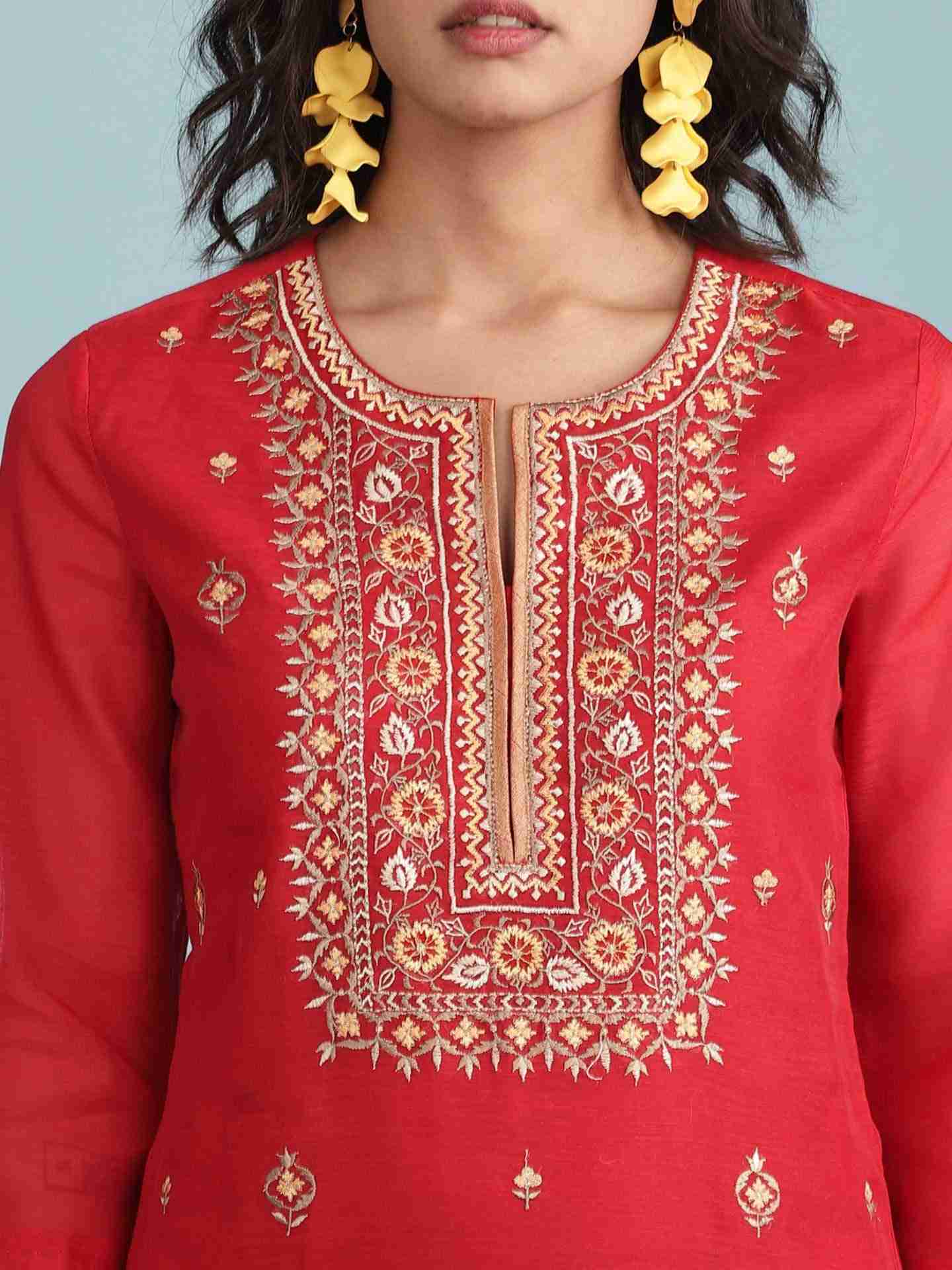 Red Natali Suit Set