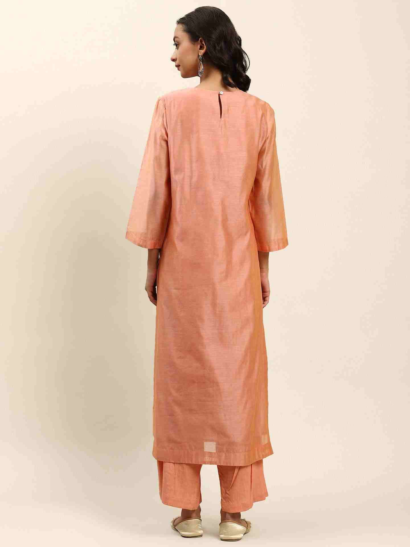 Peach Banmala Suit Set