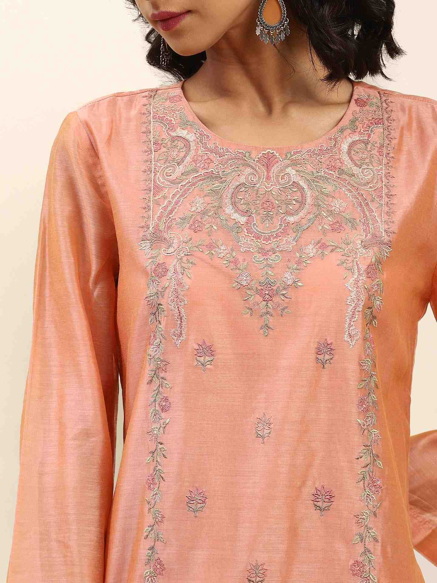 Peach Banmala Suit Set