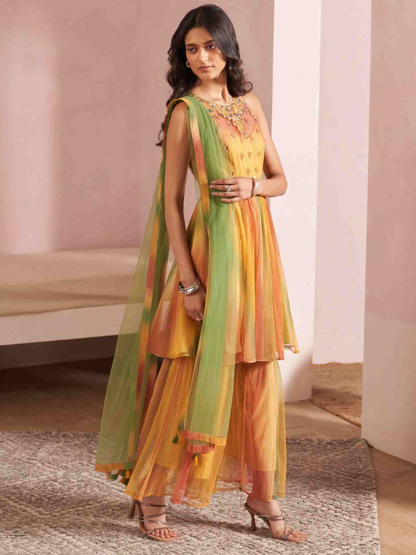 Yellow Hues Suit Set