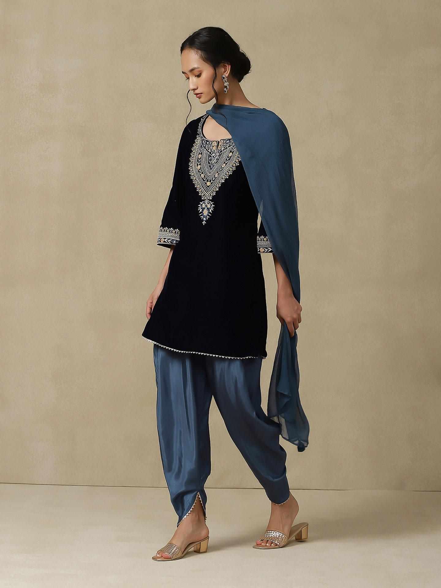 Navy Blue Azalea Suit Set