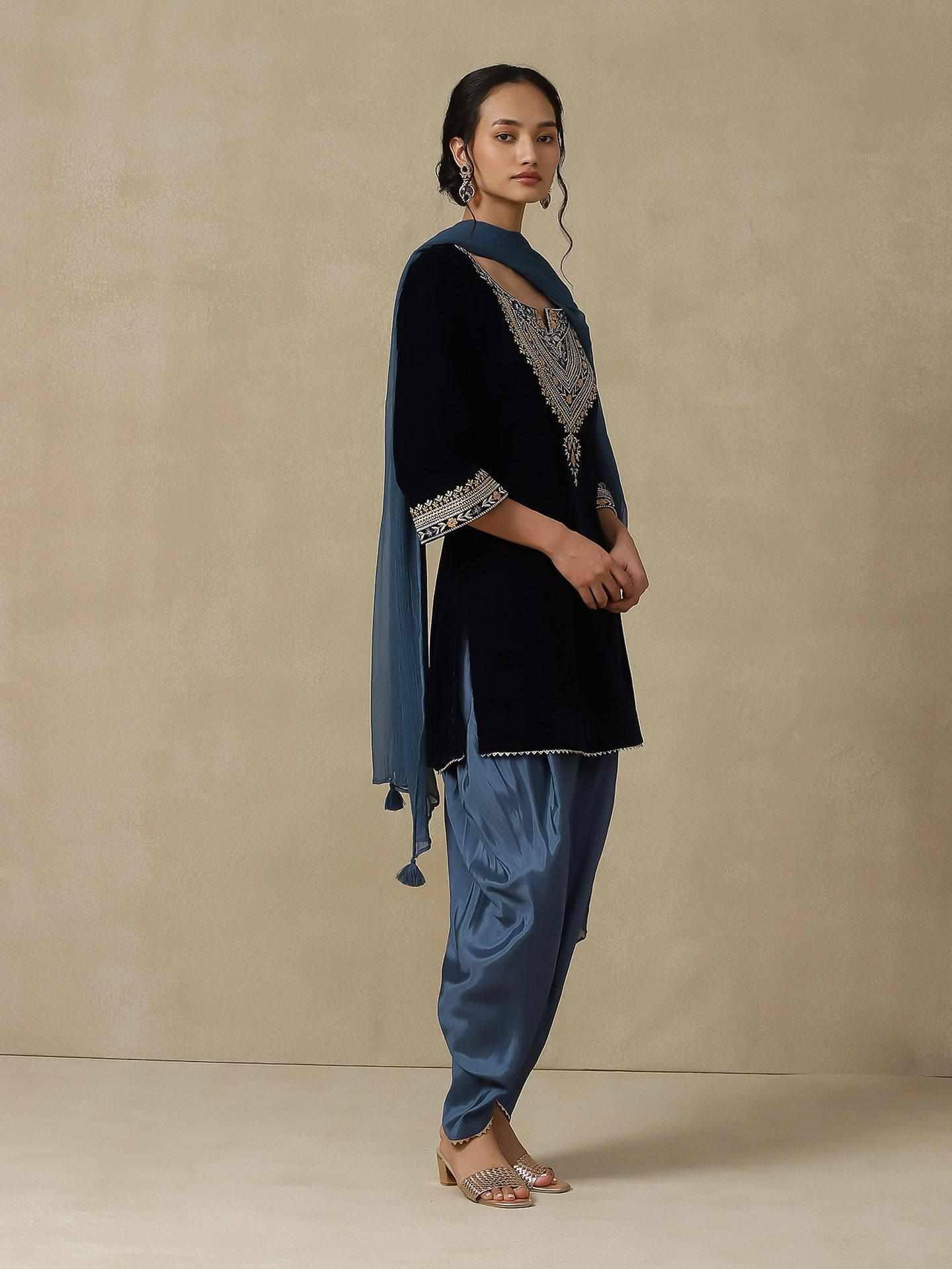 Navy Blue Azalea Suit Set