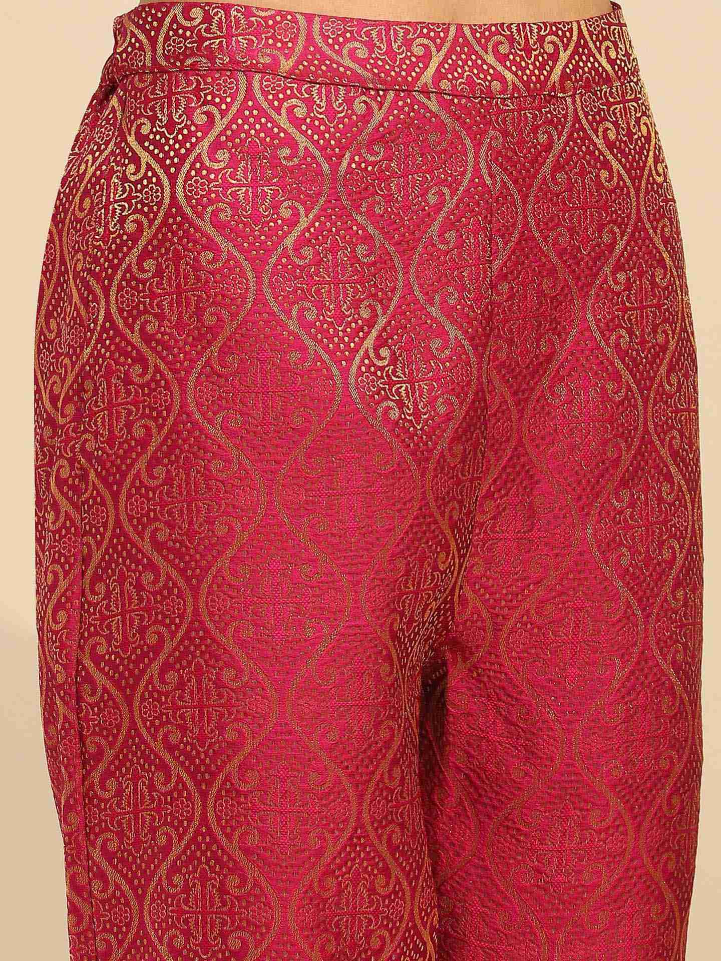 Yellow Rania Velvet Suit Set