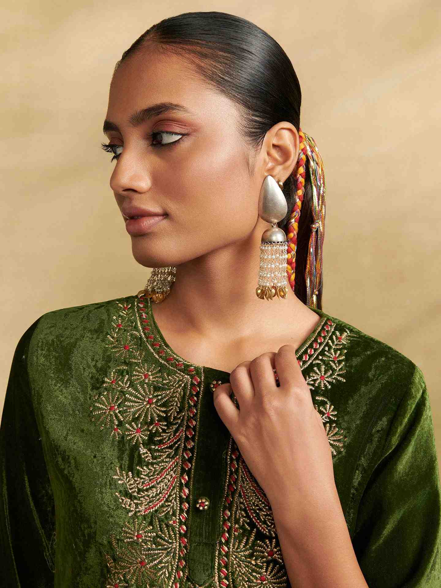 Bottle Green Nazara Festive Suit Set