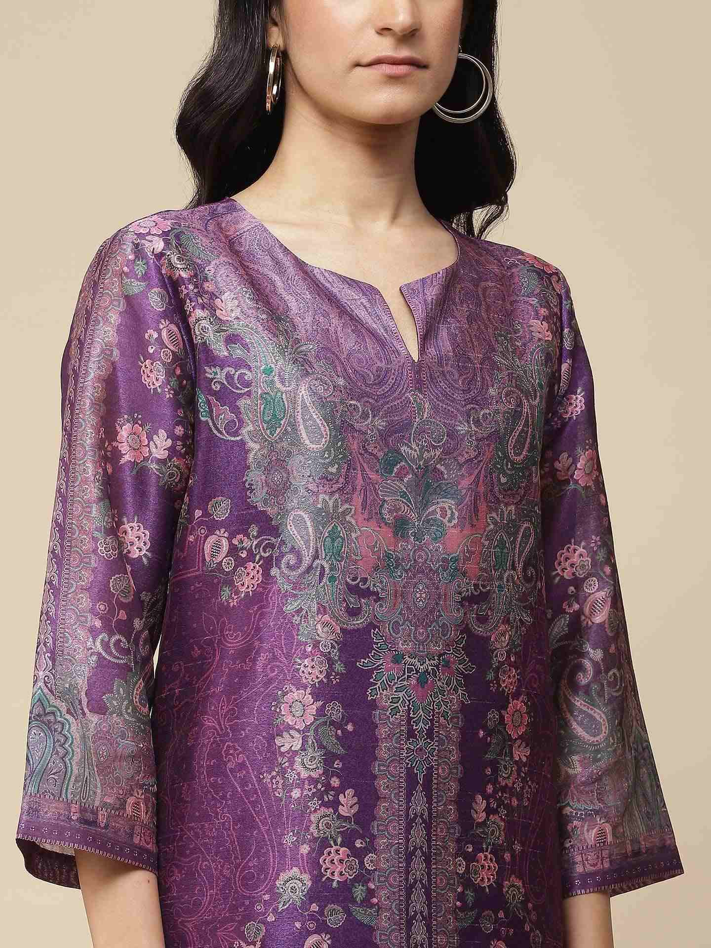 Purple Bibhot Suit Set