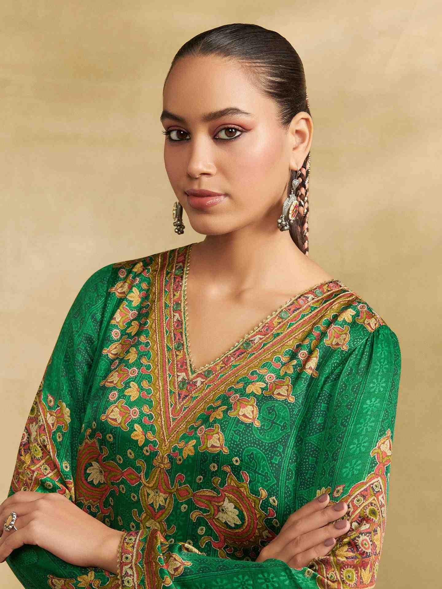 Emerald Green Sarang Suit Set