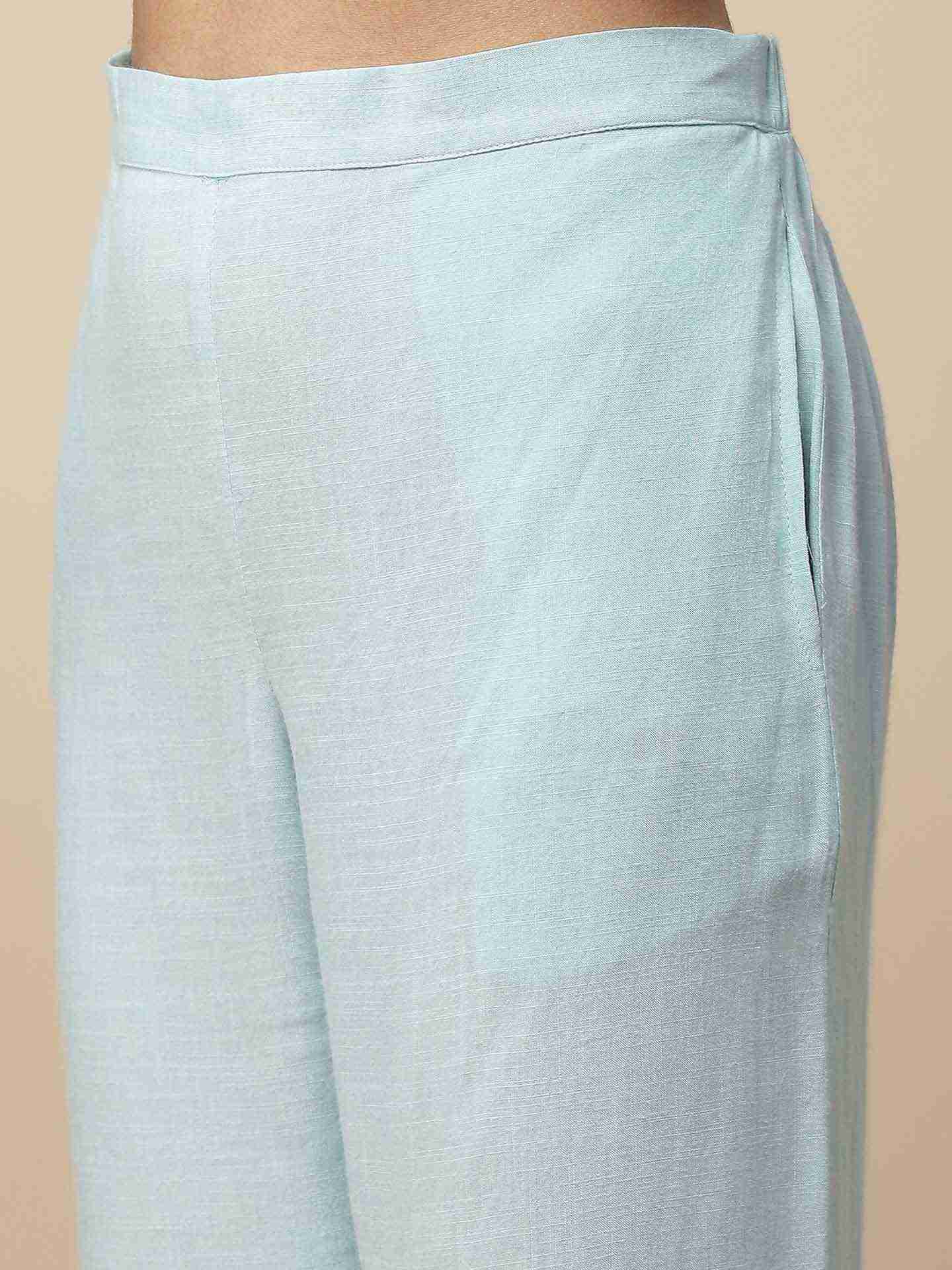 Blue Vitika Suit Set