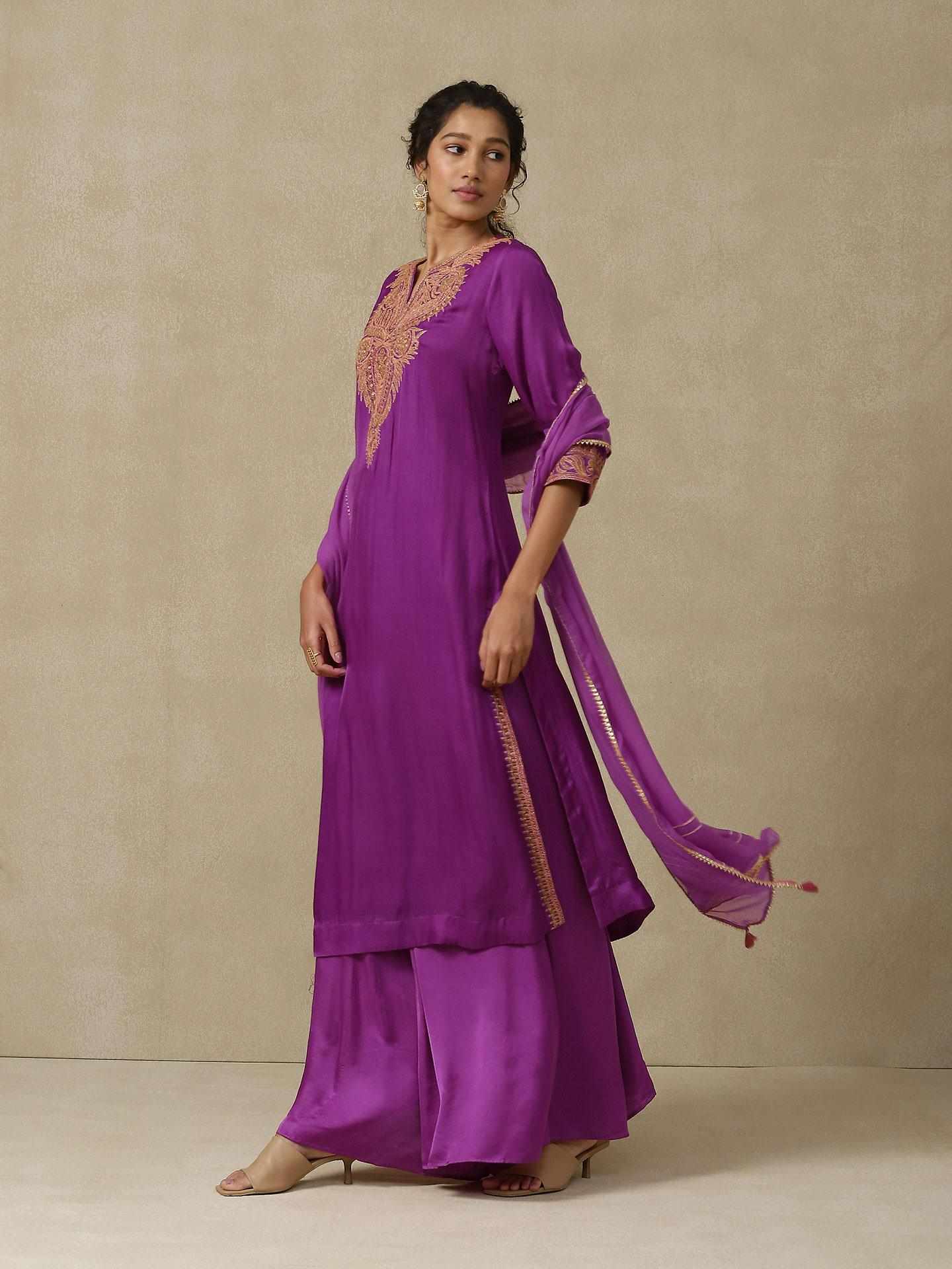 Purple Ezal Suit Set