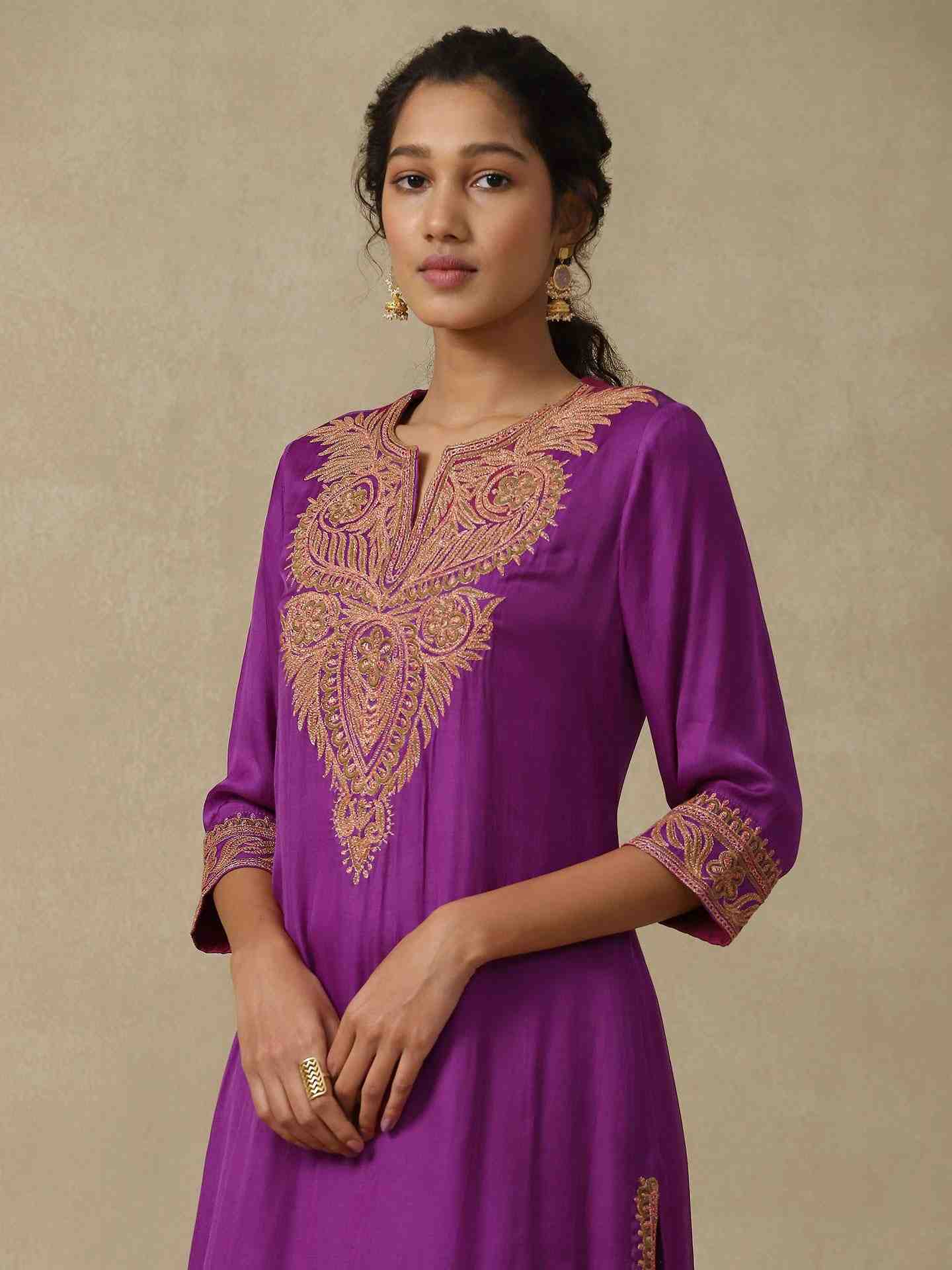 Purple Ezal Suit Set