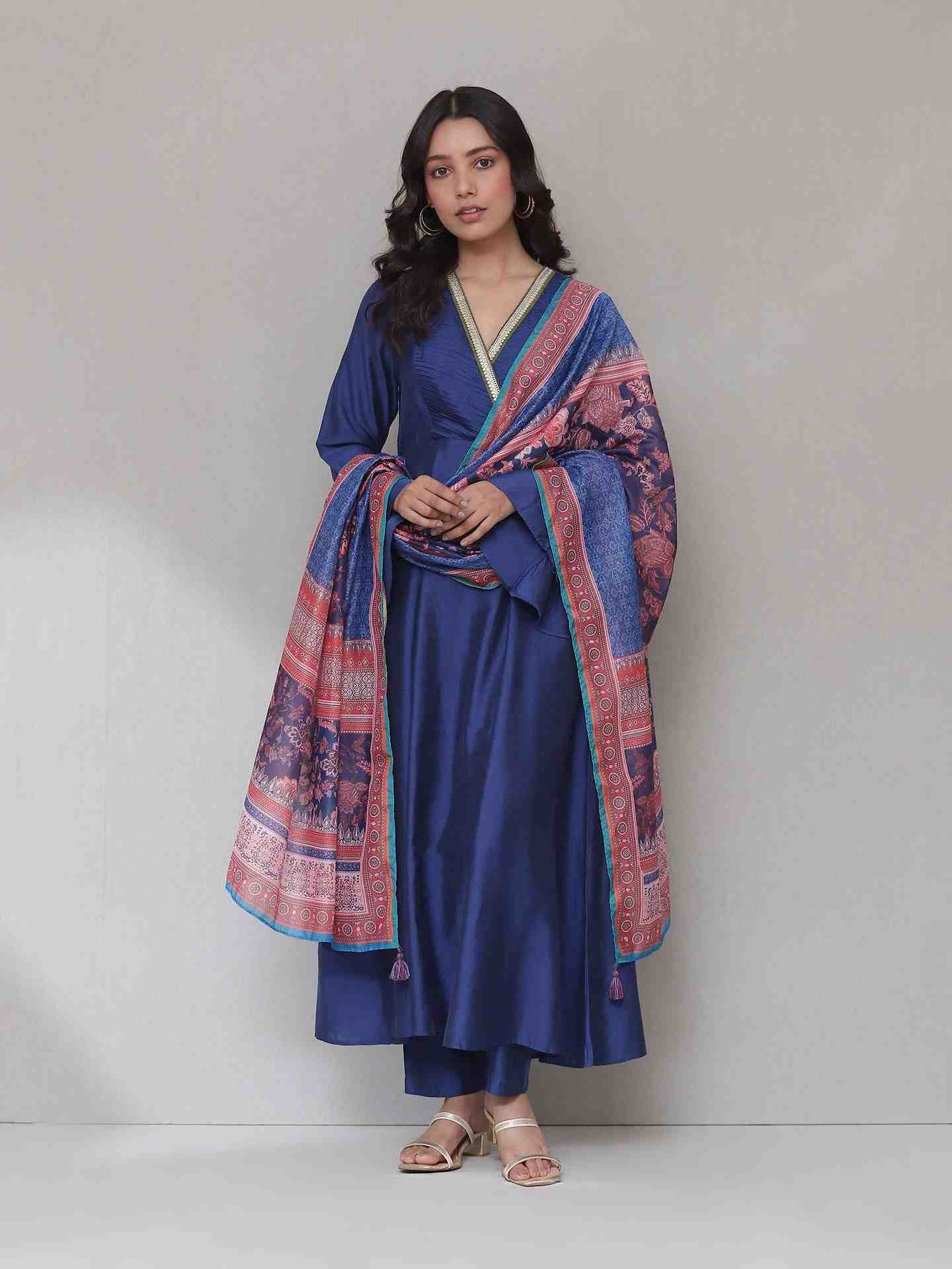 Blue Sunehra Suit Set