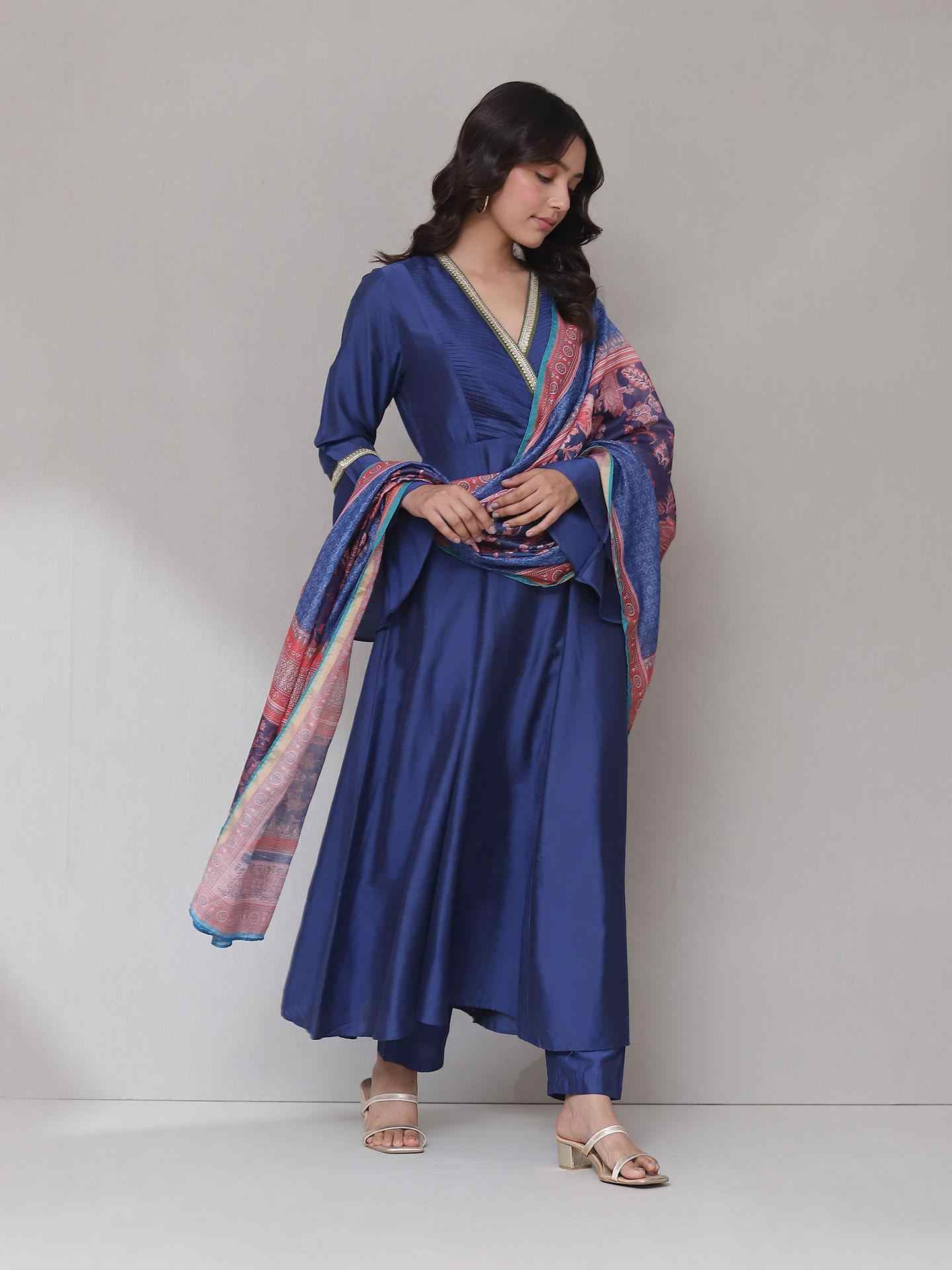 Blue Sunehra Suit Set