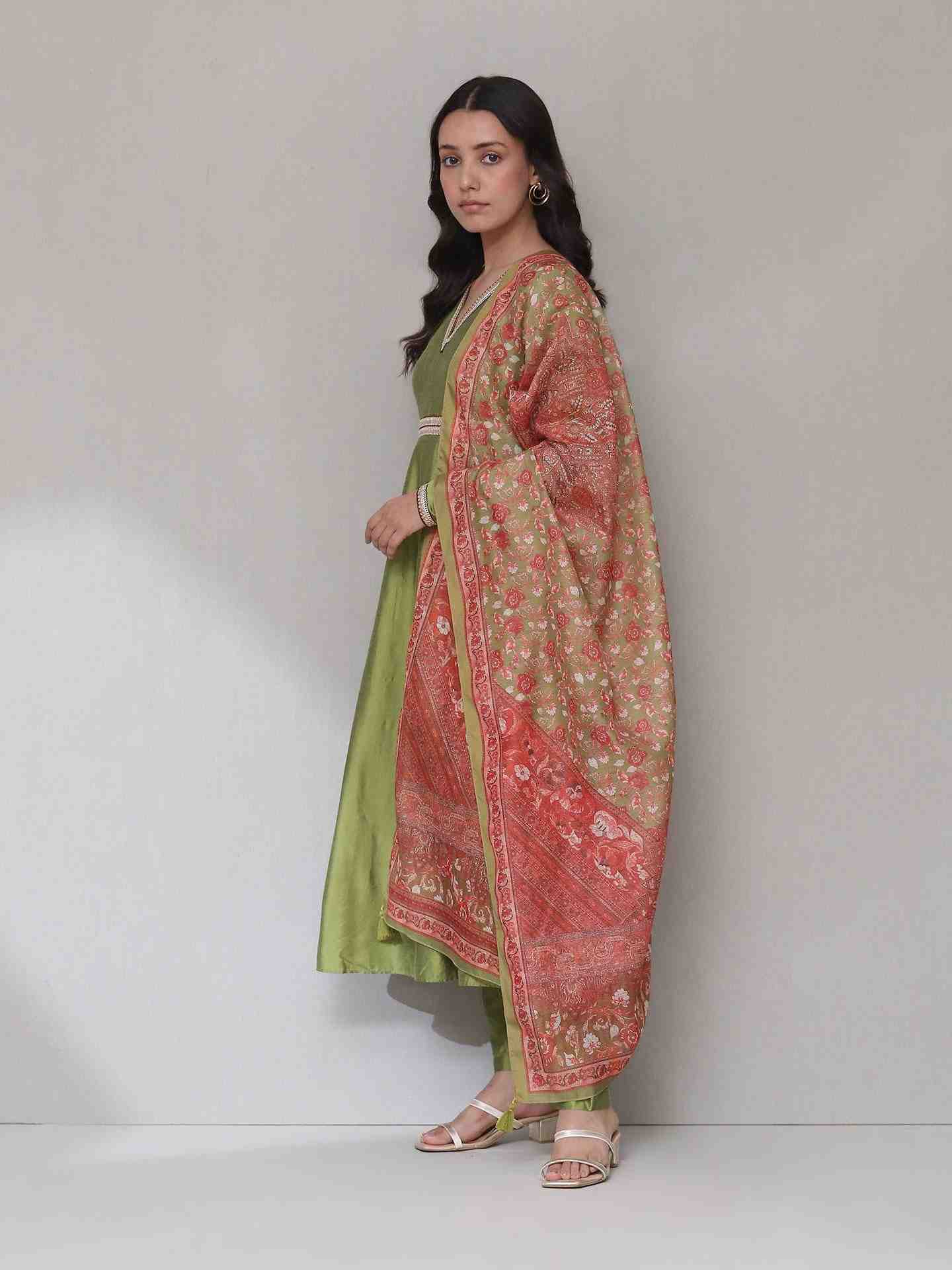 Green Sunehra Suit Set