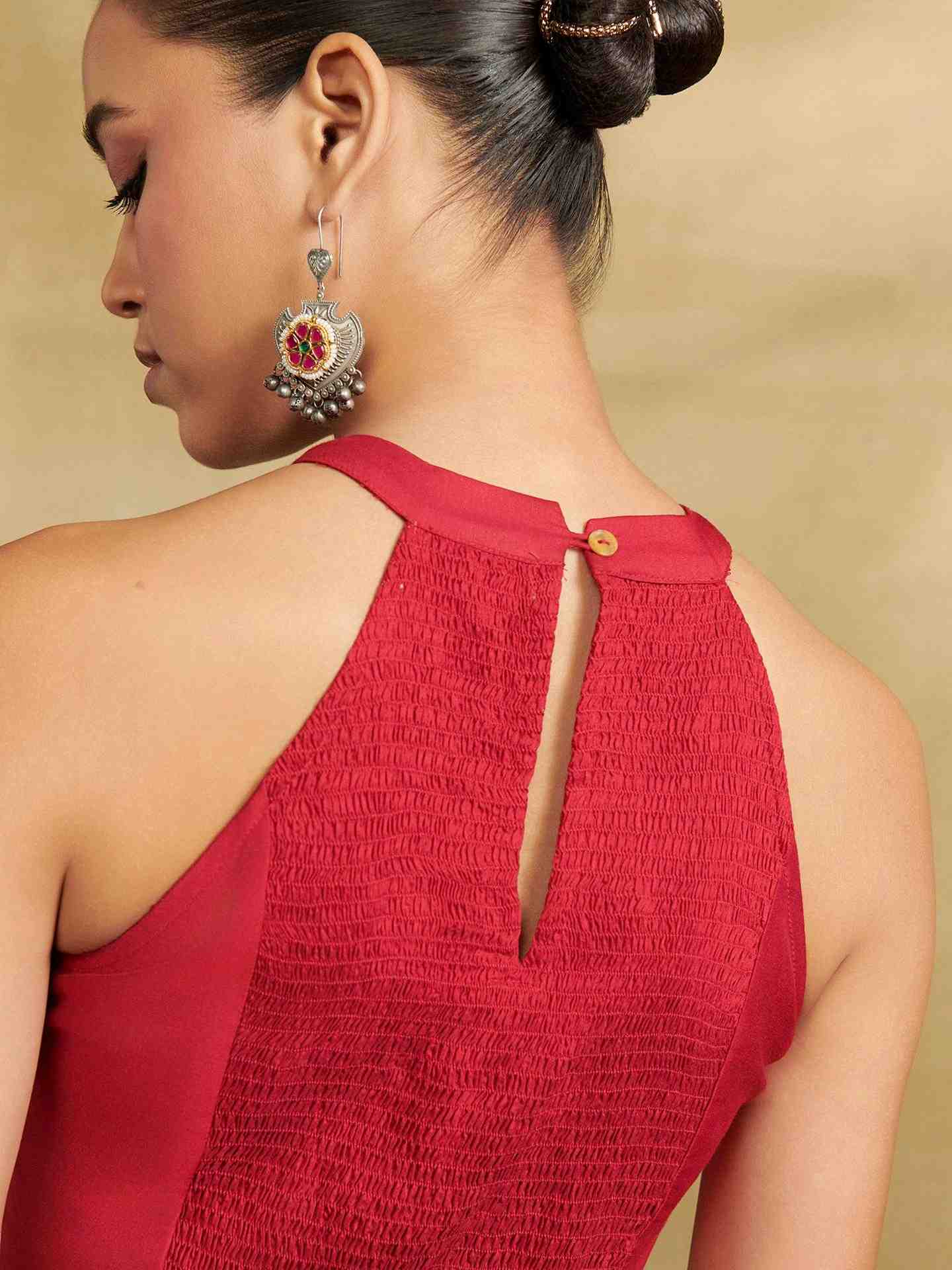 Wine Hiranmayi Festive Suit Set