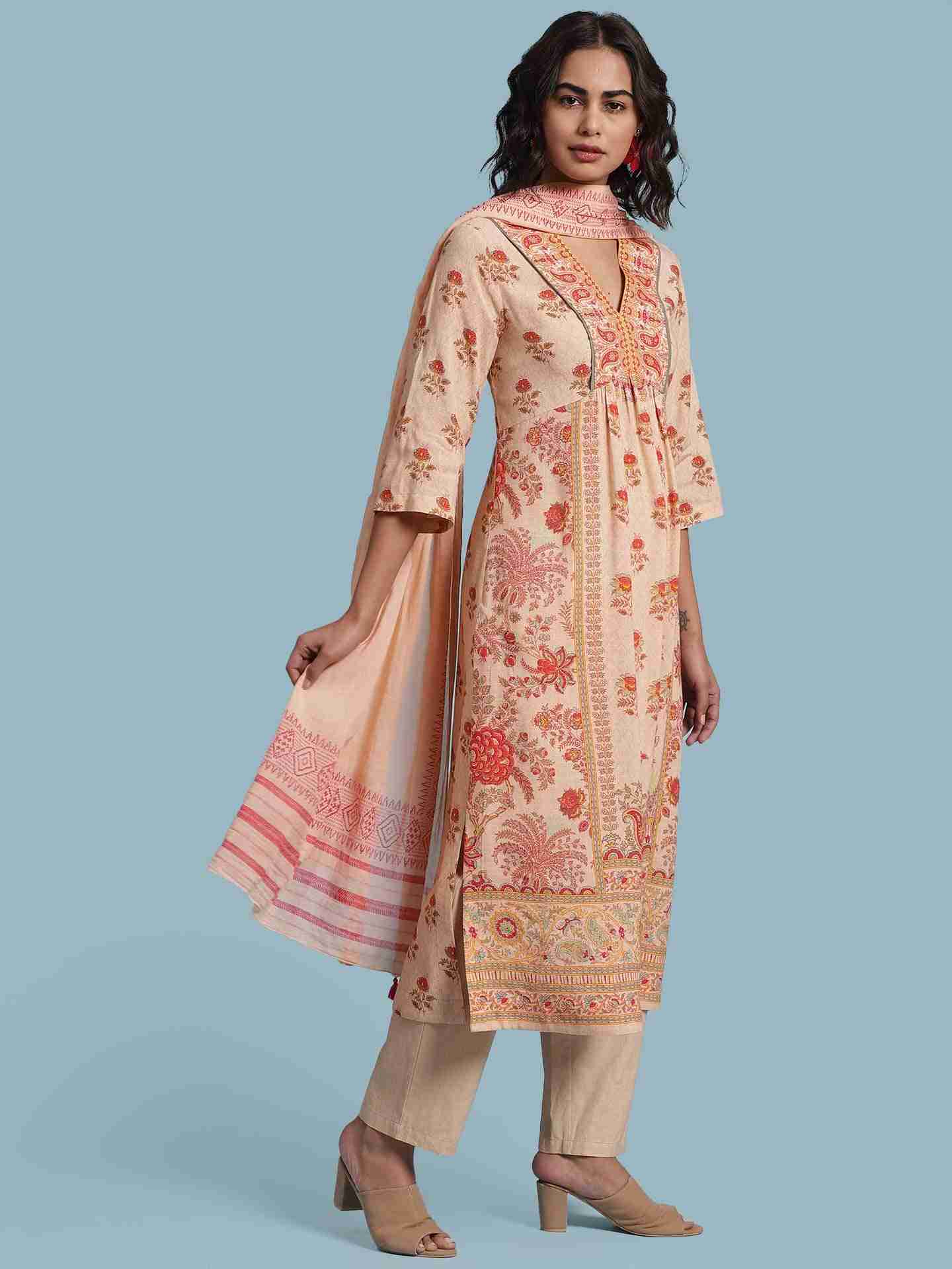 Peach Ivana Suit Set