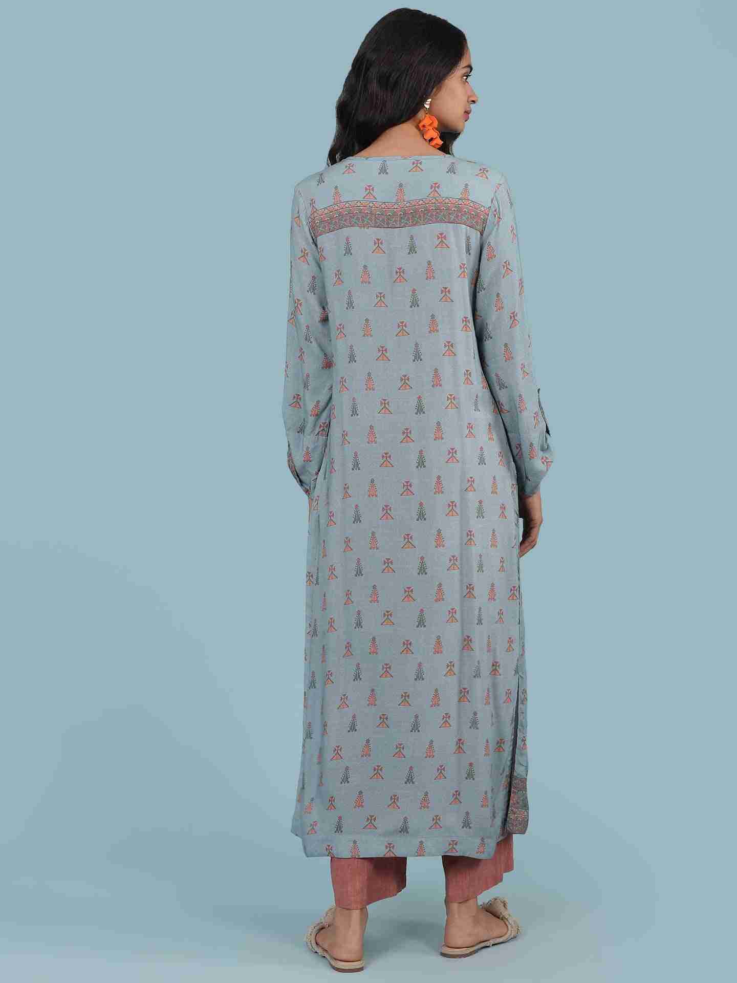 Sky Blue Gunj Suit Set