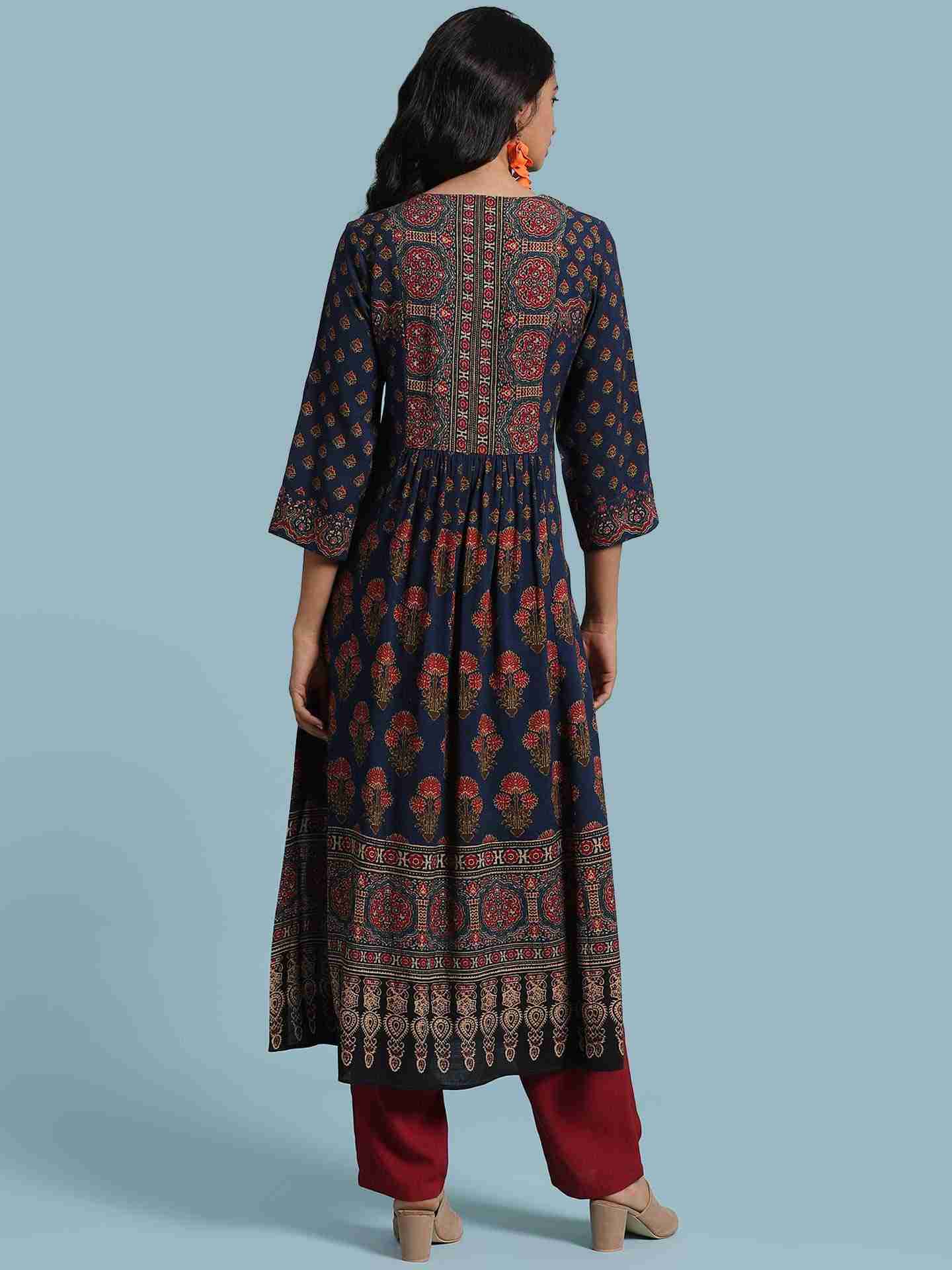 Blue Kuval Suit Set