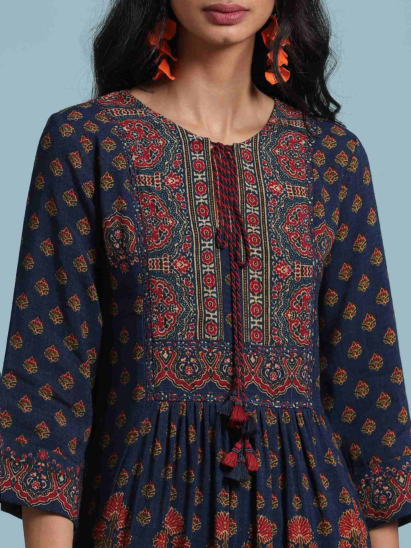 Blue Kuval Suit Set
