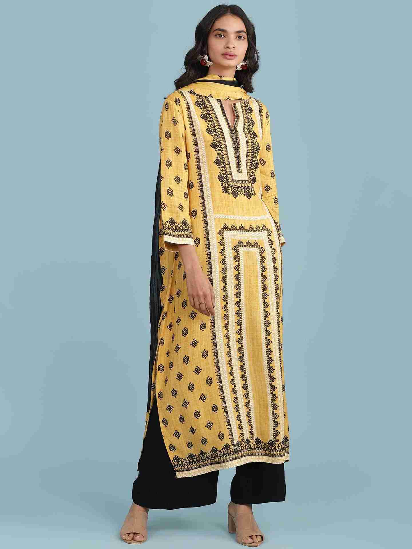Yellow Soriee Suit Set
