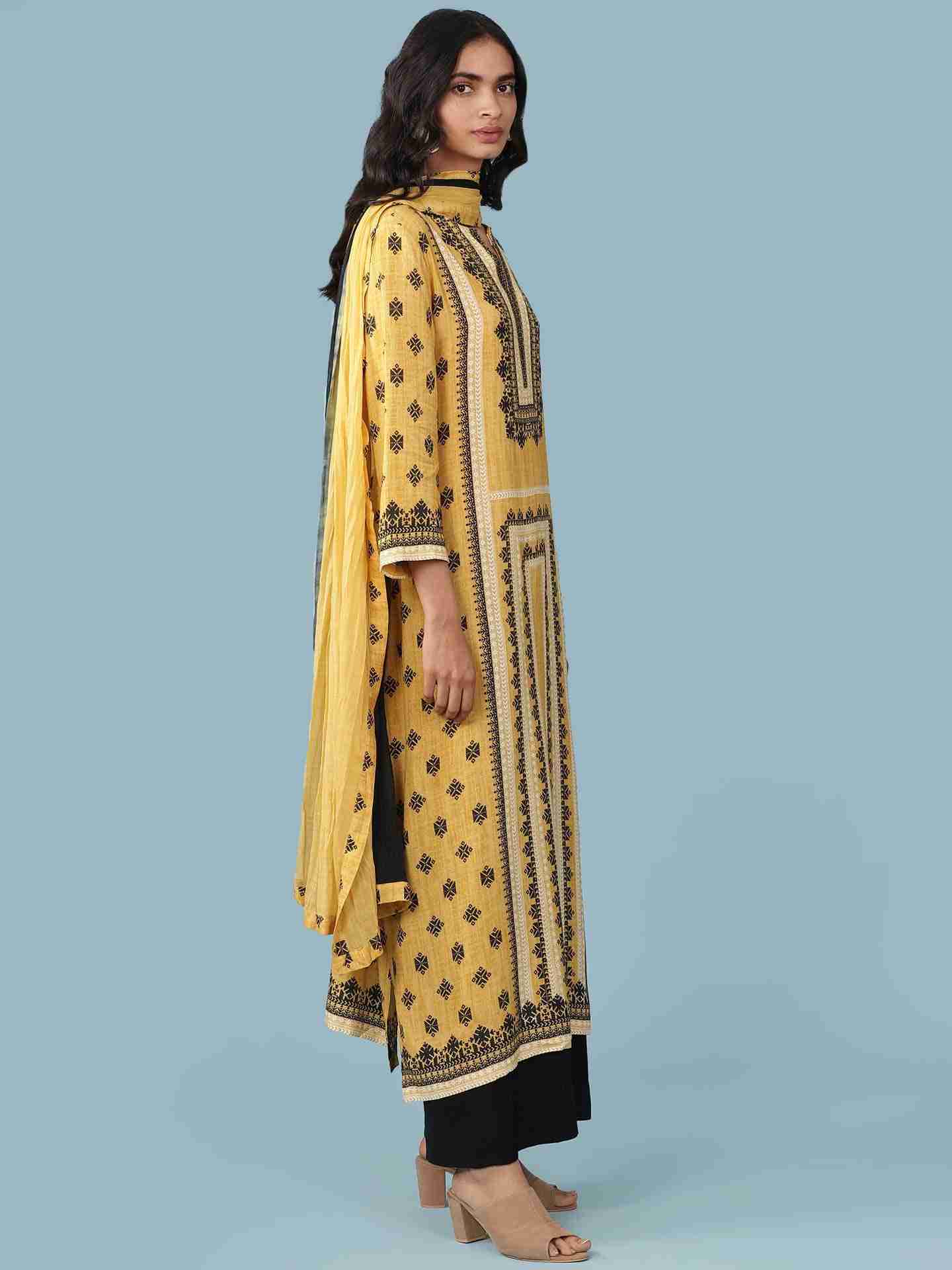 Yellow Soriee Suit Set