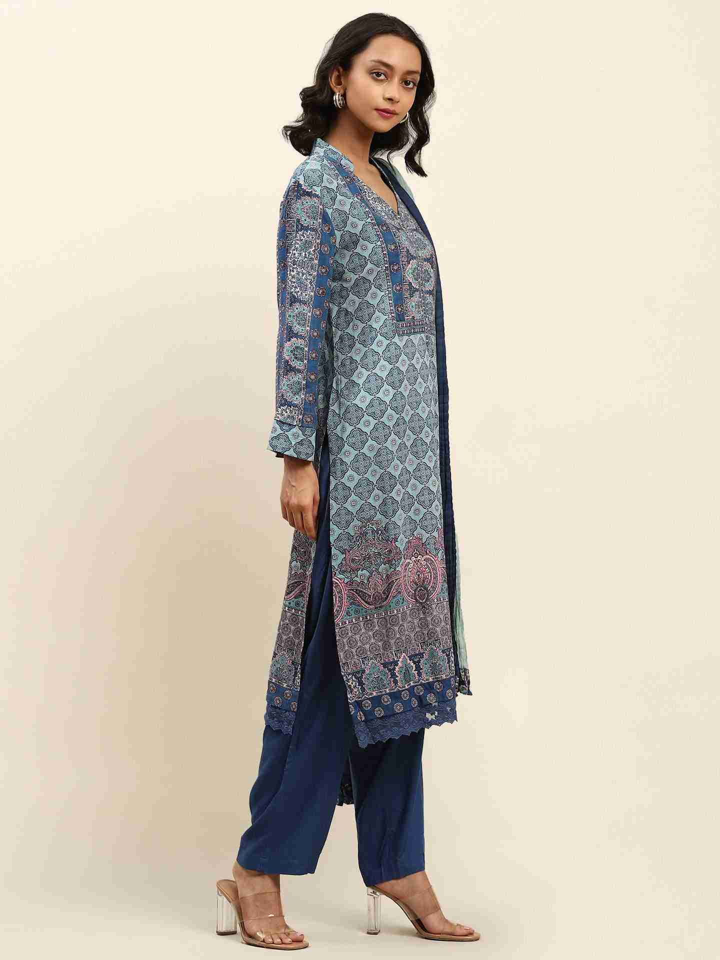 Blue Tulika Suit Set