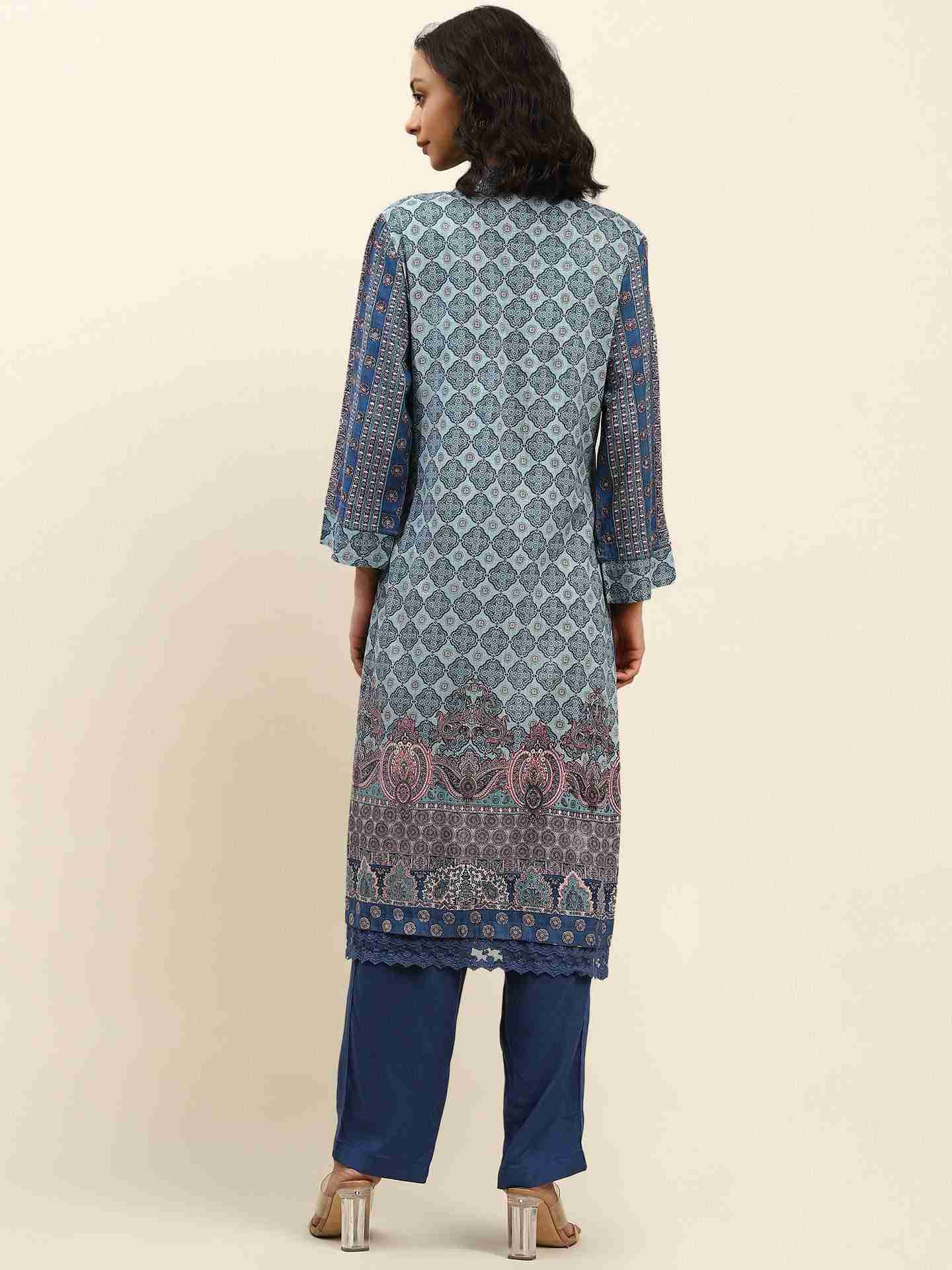 Blue Tulika Suit Set