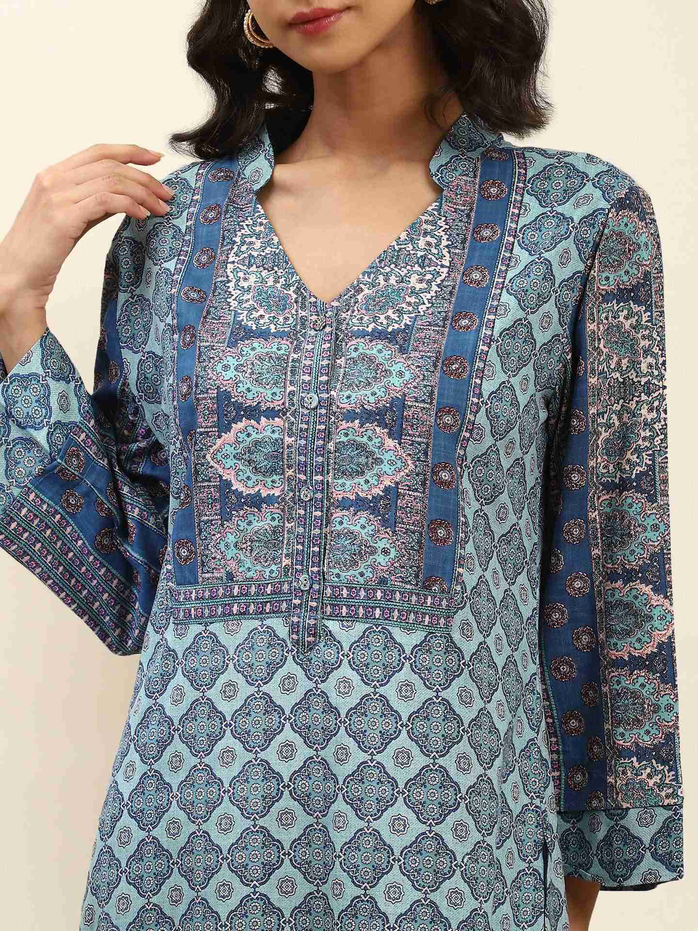 Blue Tulika Suit Set