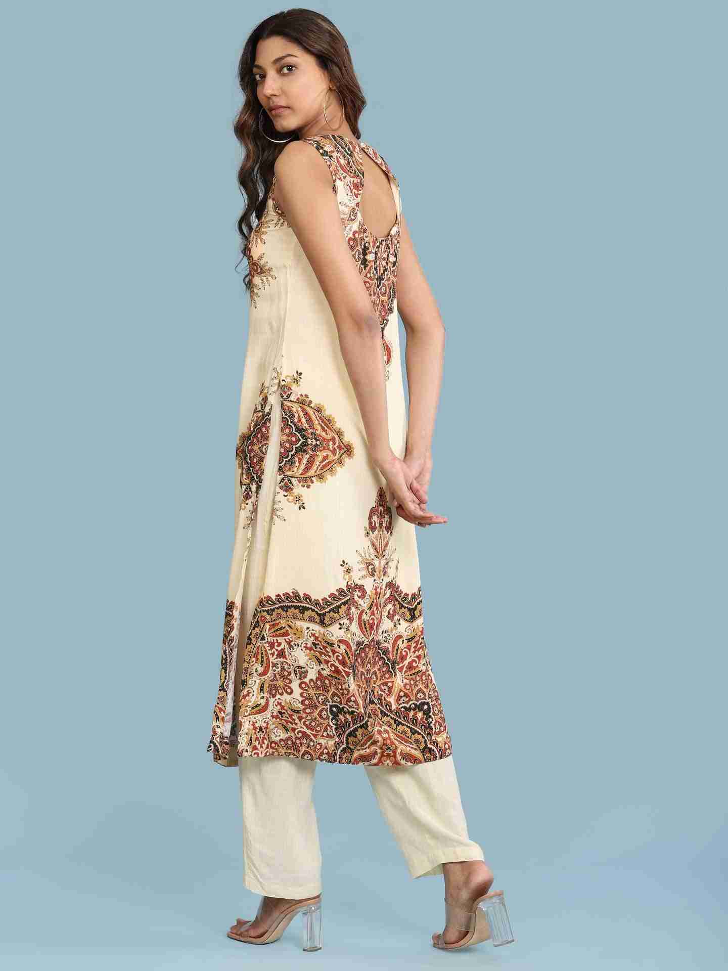 Ecru Ananya Suit Set
