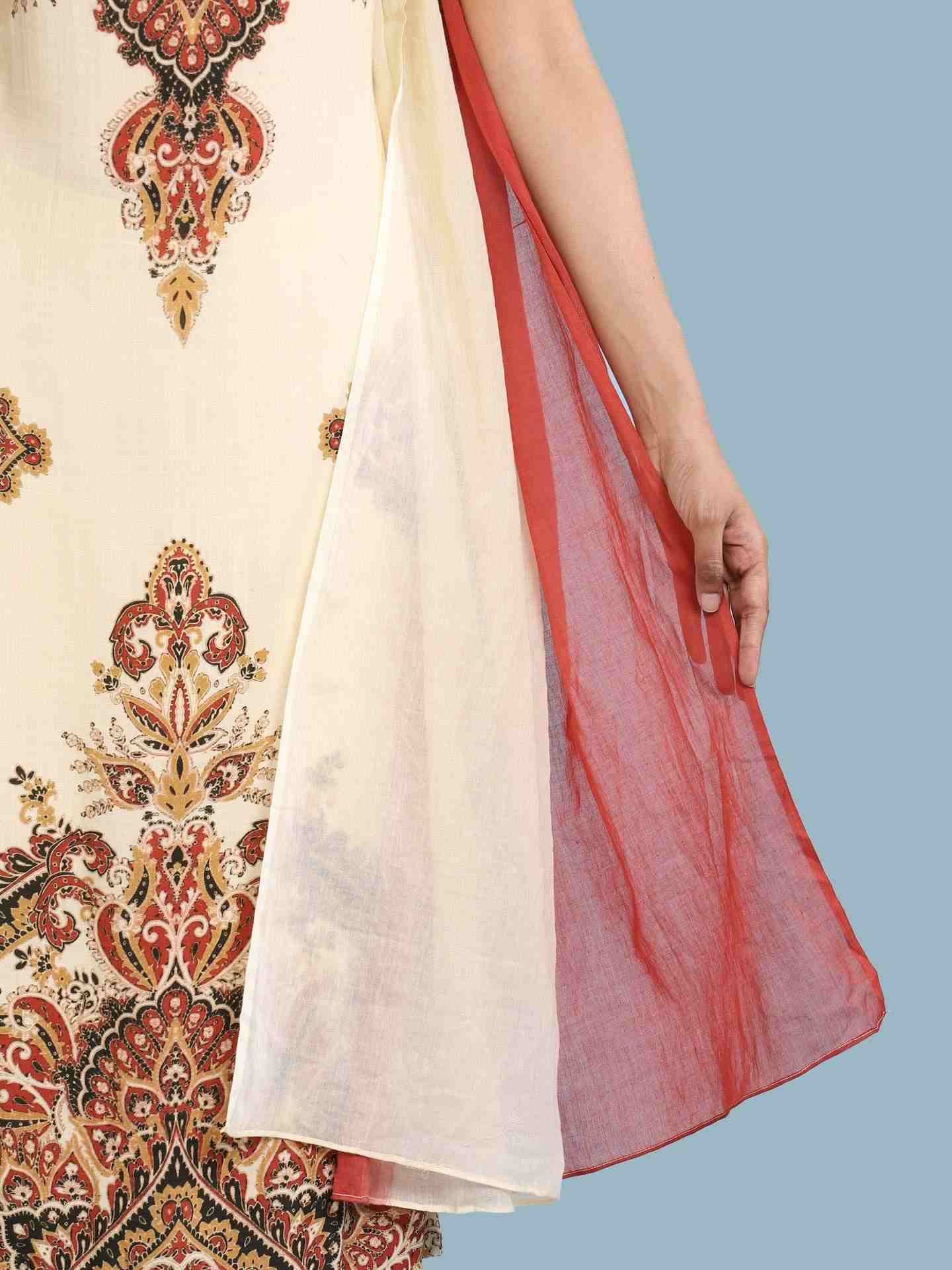 Ecru Ananya Suit Set
