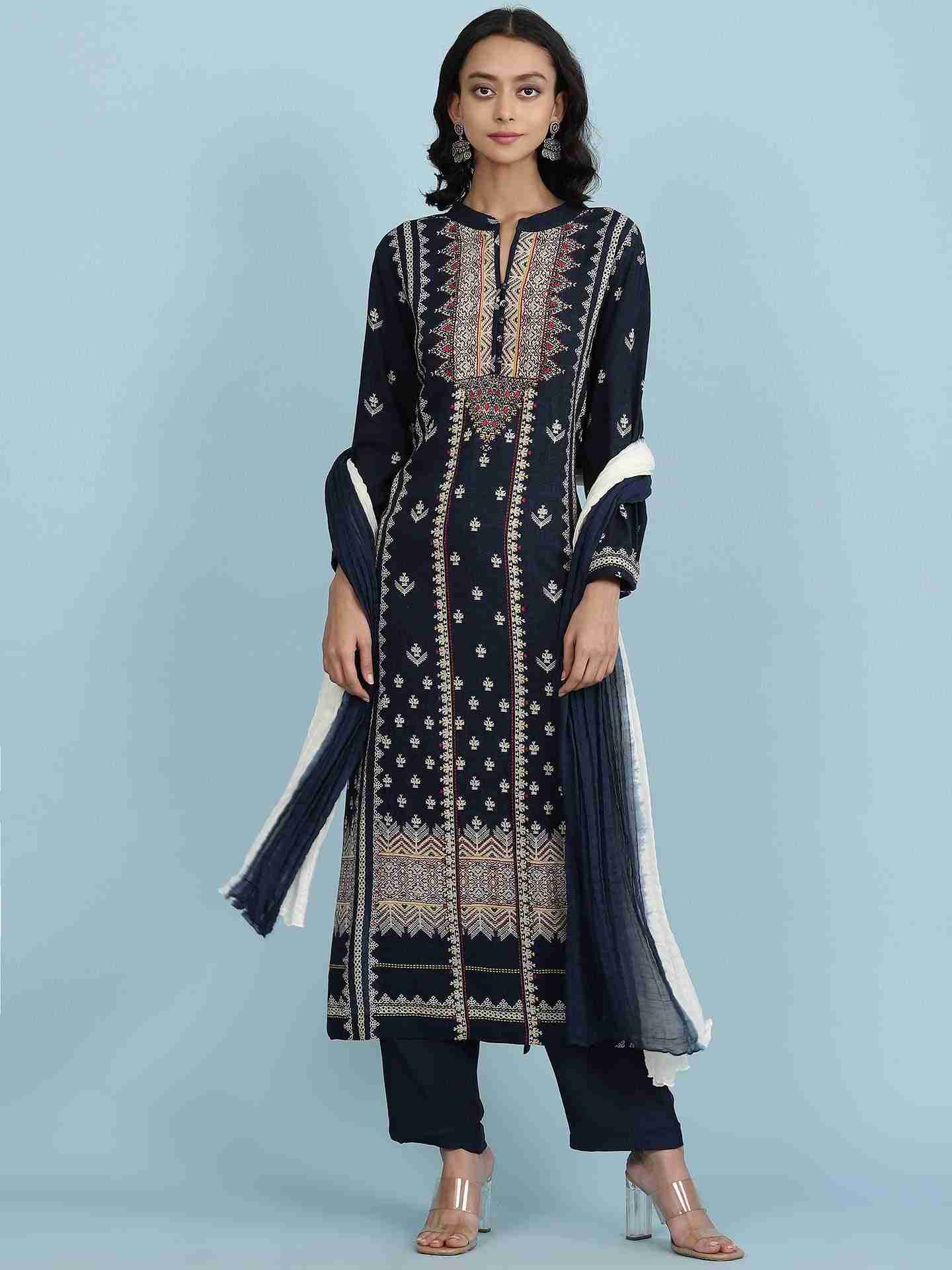 Blue Gitali Suit Set