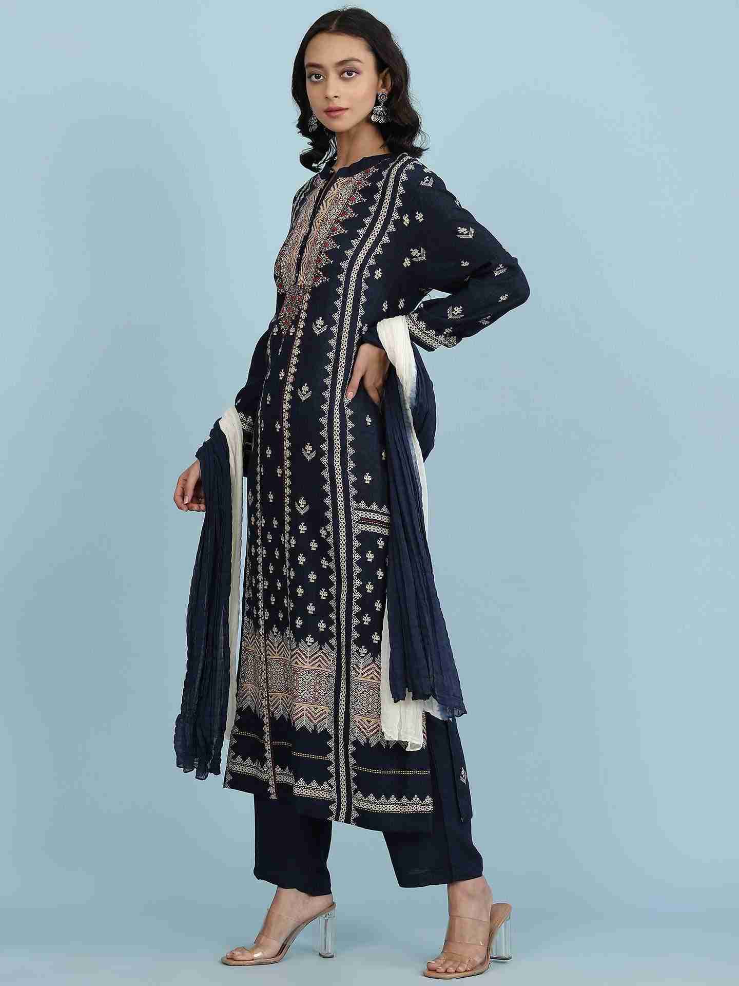 Blue Gitali Suit Set